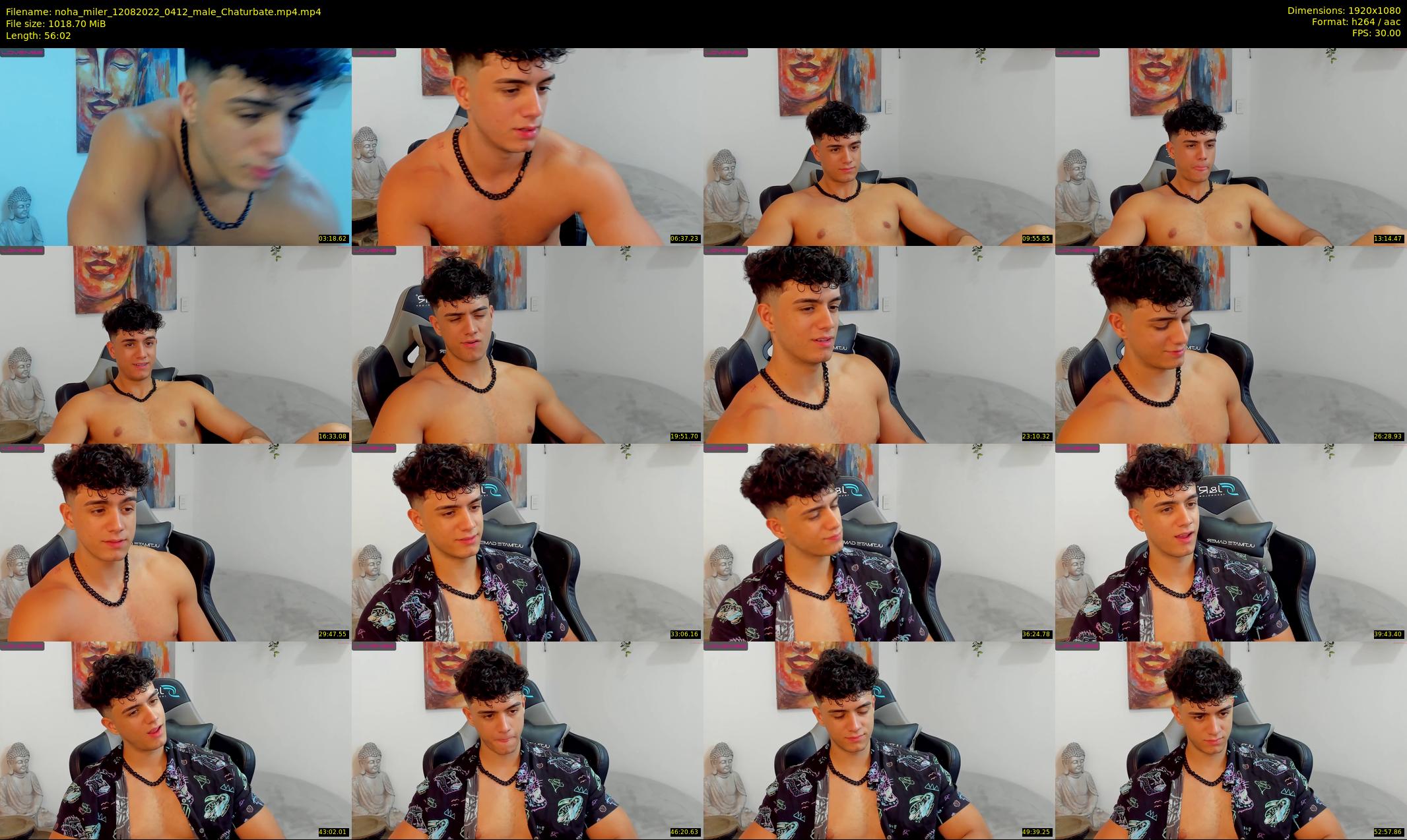 noha_miler — 57 minute Chaturbate male cam show recording, 1080p, Aug 12, 2022