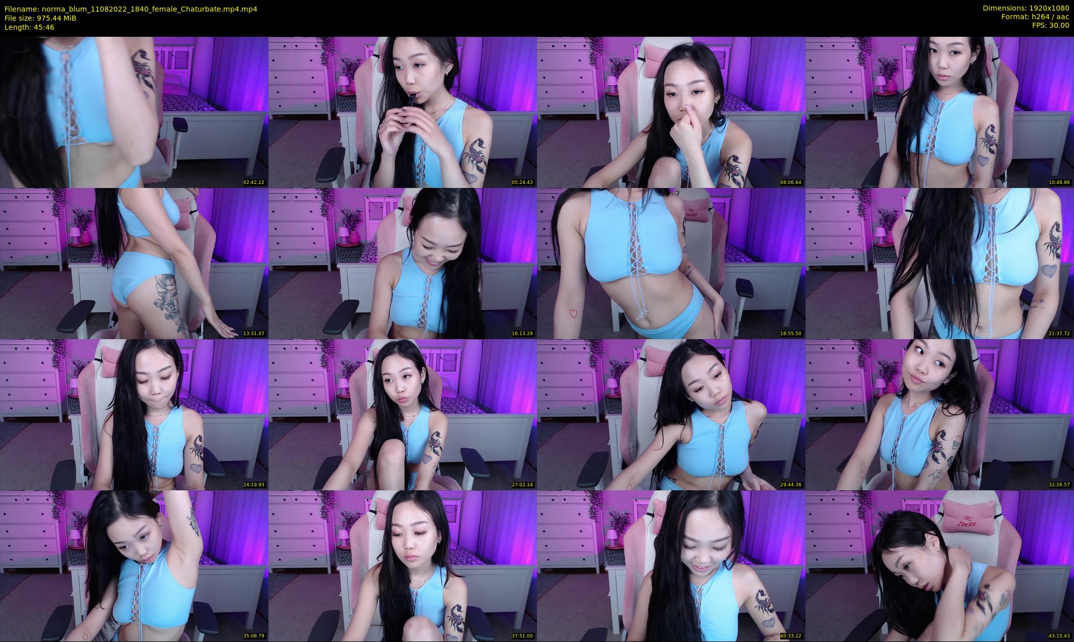 norma_blum — 46 minute Chaturbate female cam show recording, 1080p, Aug 11, 2022