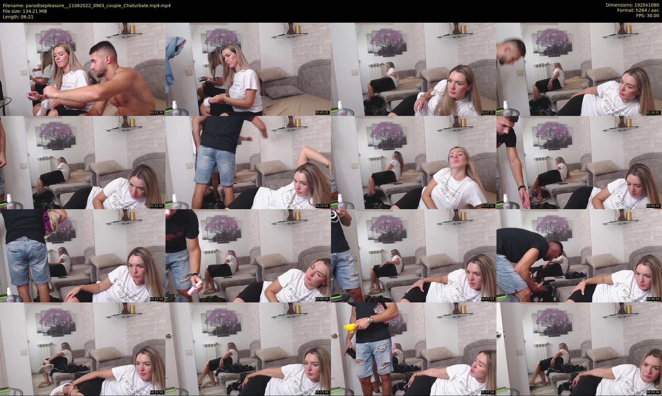 paradisepleasure_ — 7 minute Chaturbate couple cam show recording, 1080p, Aug 11, 2022
