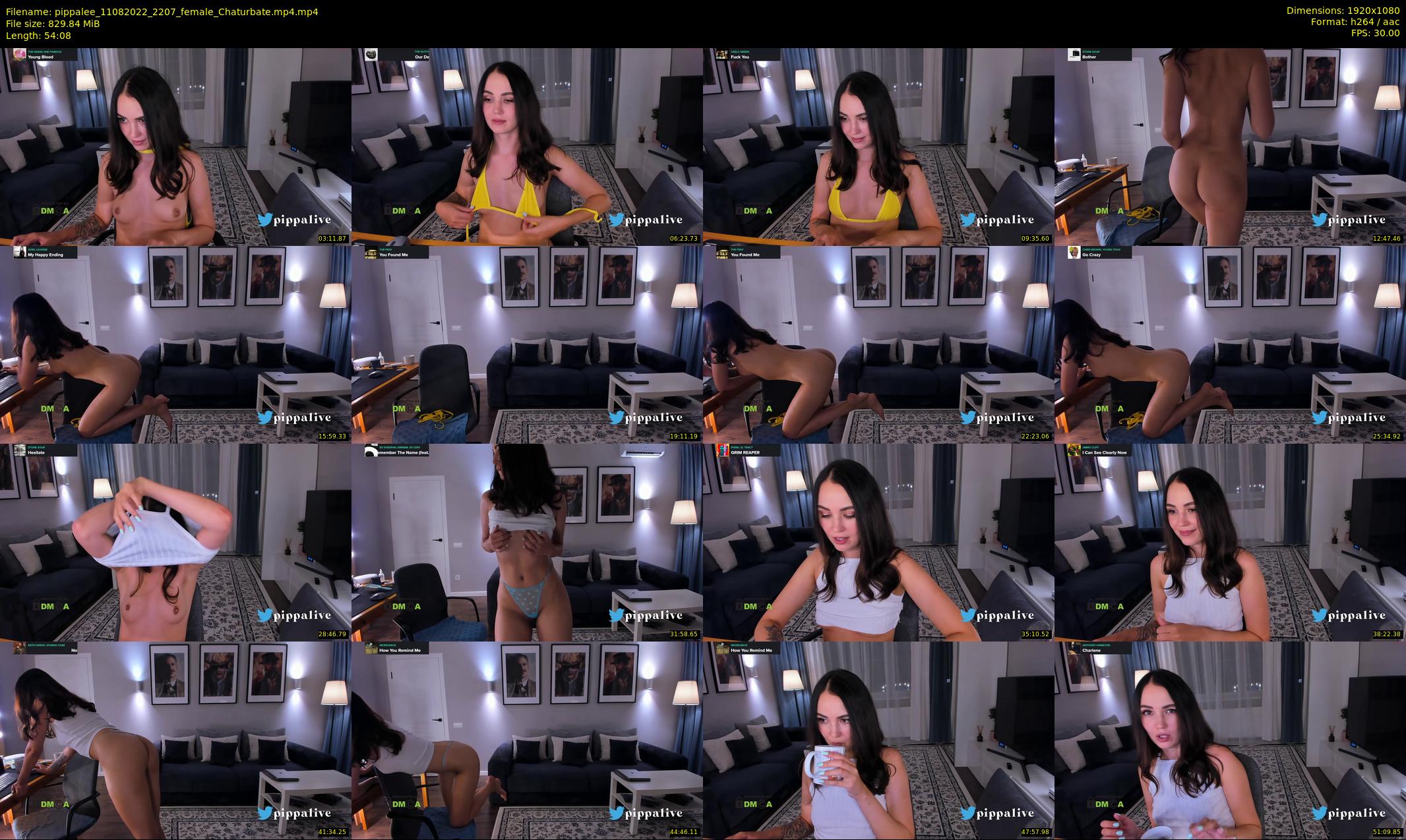 pippalee — 55 minute Chaturbate female cam show recording, 1080p, Aug 11, 2022