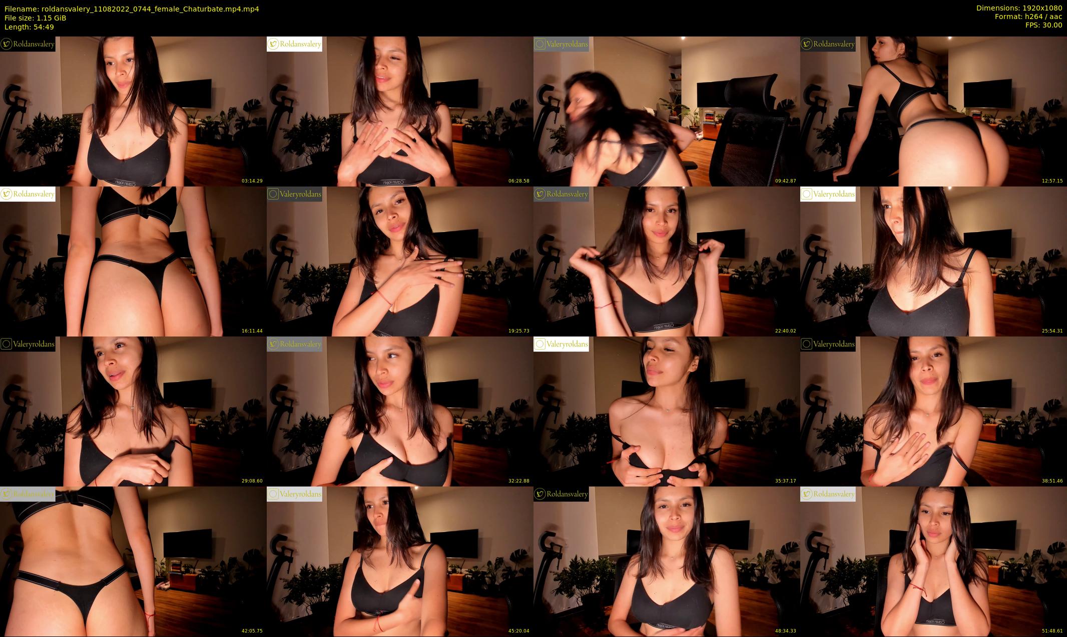 roldansvalery — 55 minute Chaturbate female cam show recording, 1080p, Aug 11, 2022