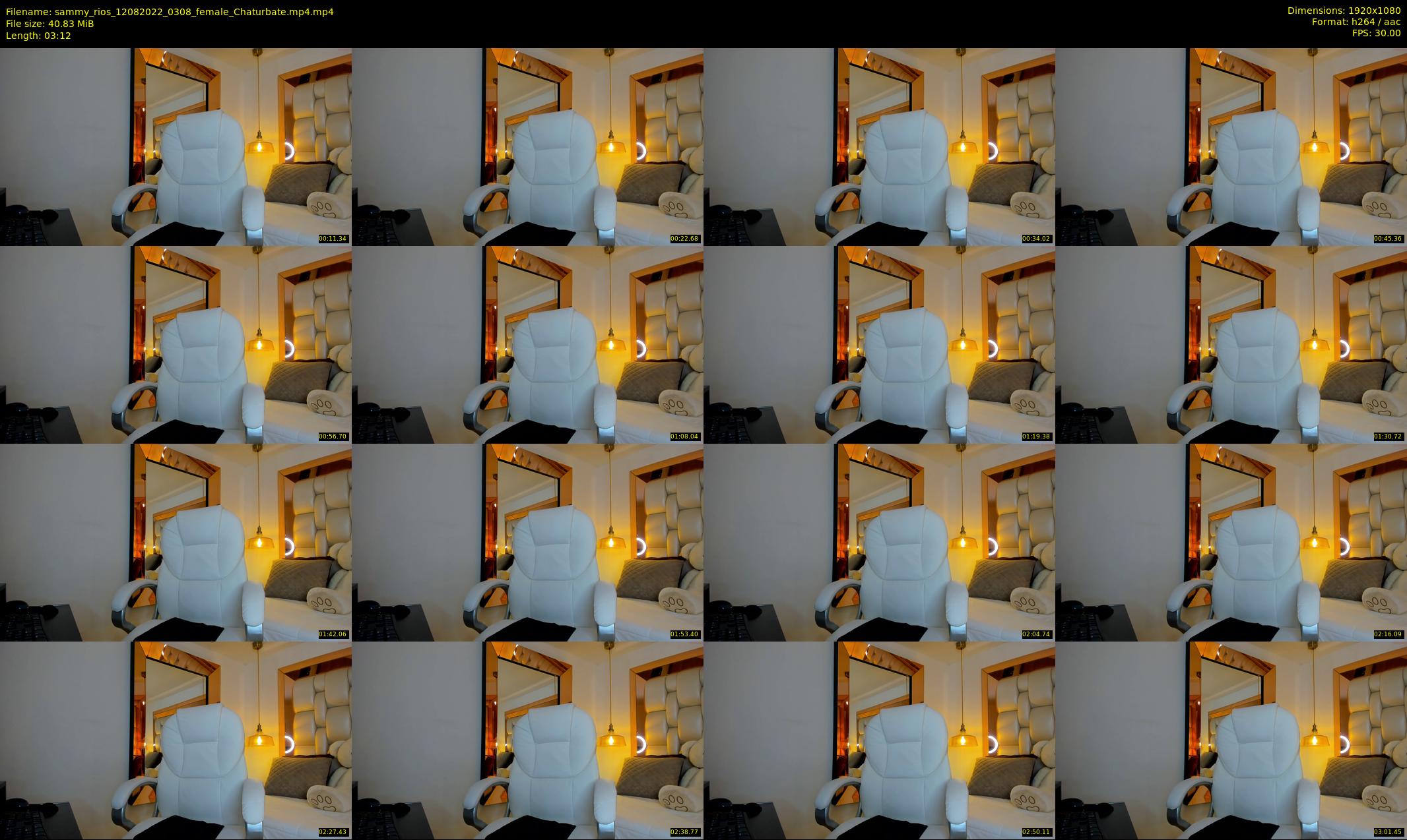 sammy_rios — 4 minute Chaturbate female cam show recording, 1080p, Aug 12, 2022