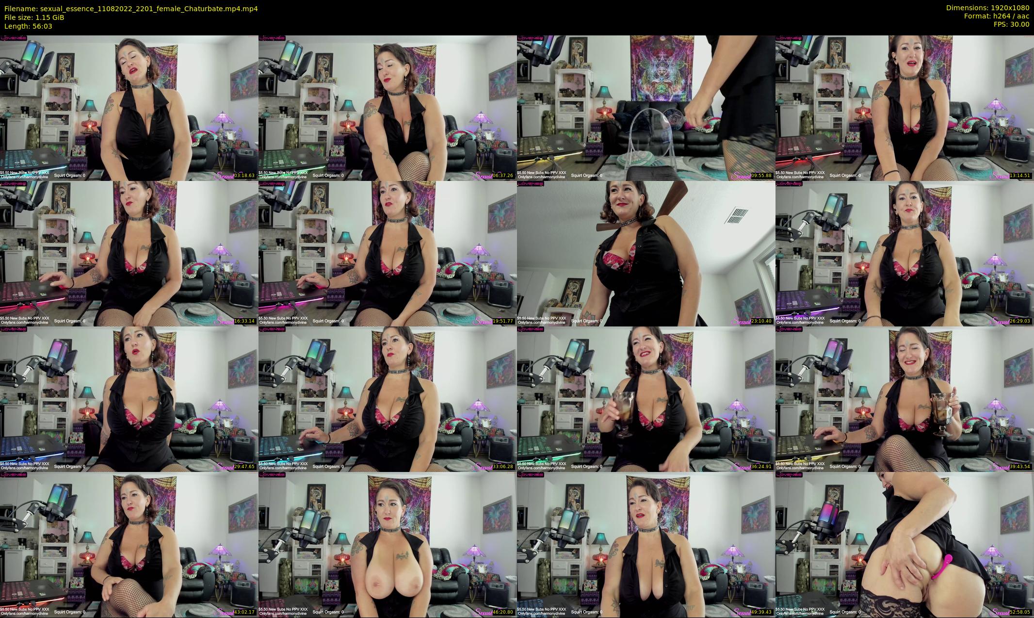 sexual_essence — 57 minute Chaturbate female cam show recording, 1080p, Aug 11, 2022