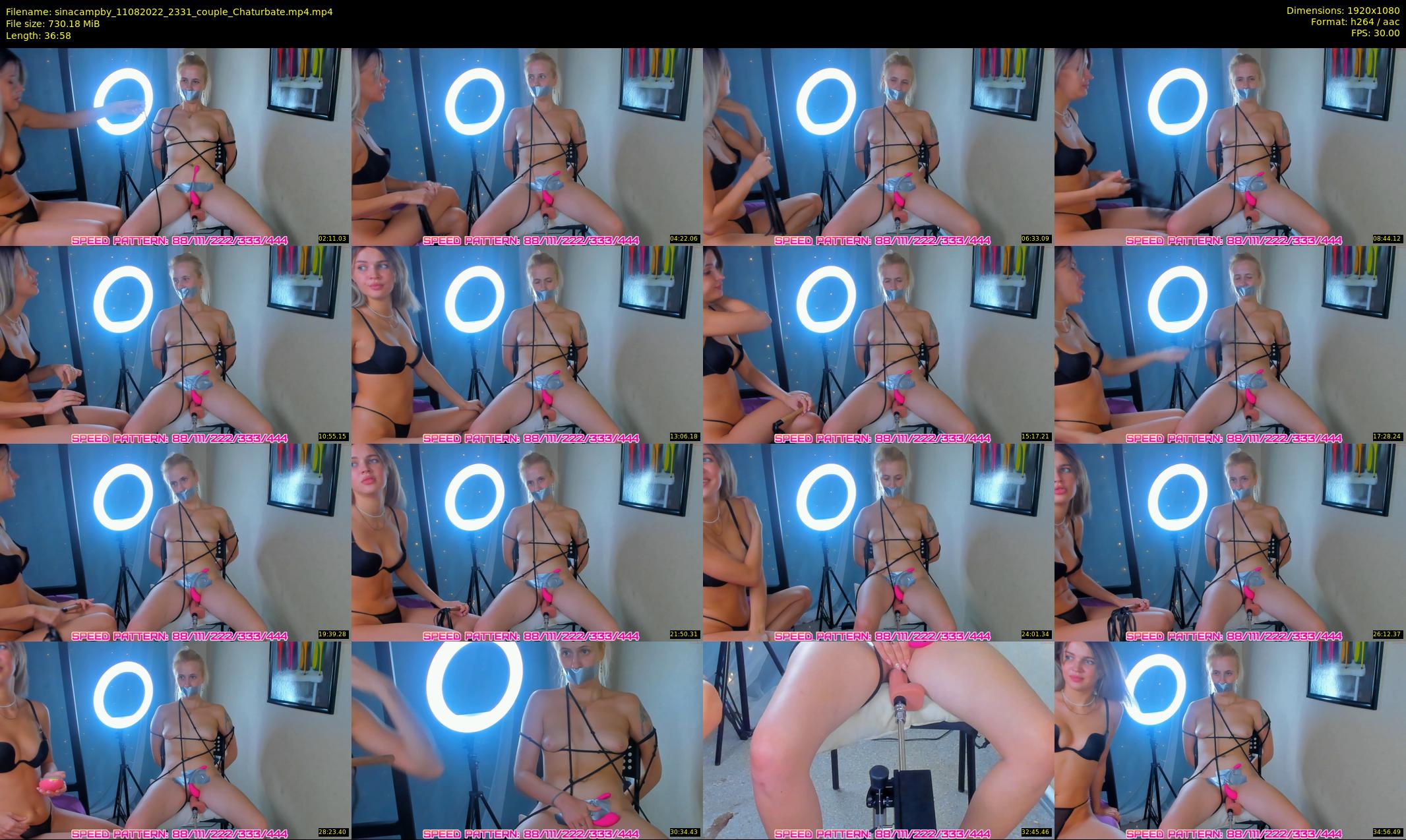 sinacampby — 37 minute Chaturbate couple cam show recording, 1080p, Aug 11, 2022