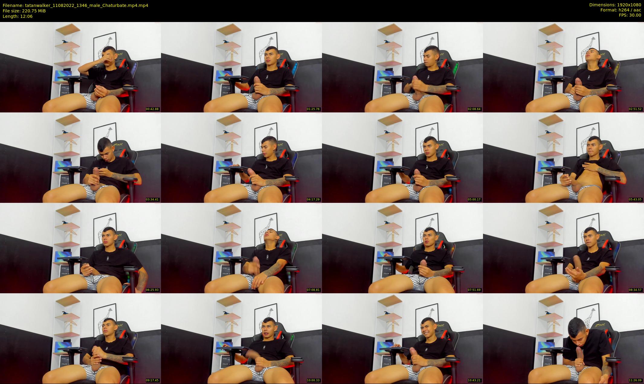tatanwalker — 13 minute Chaturbate male cam show recording, 1080p, Aug 11, 2022