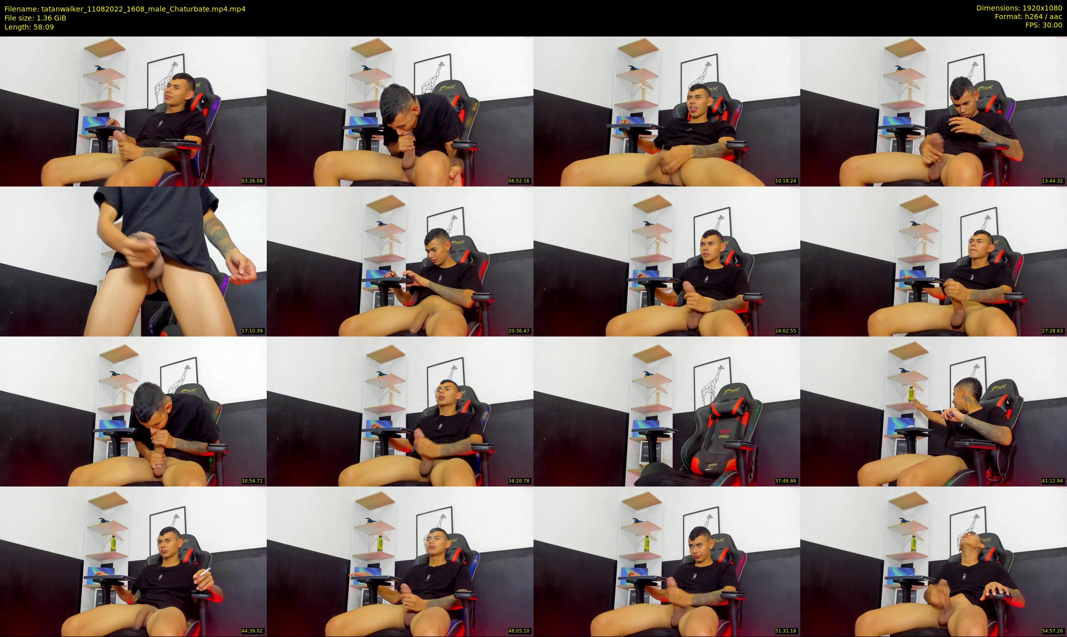 tatanwalker — 59 minute Chaturbate male cam show recording, 1080p, Aug 11, 2022