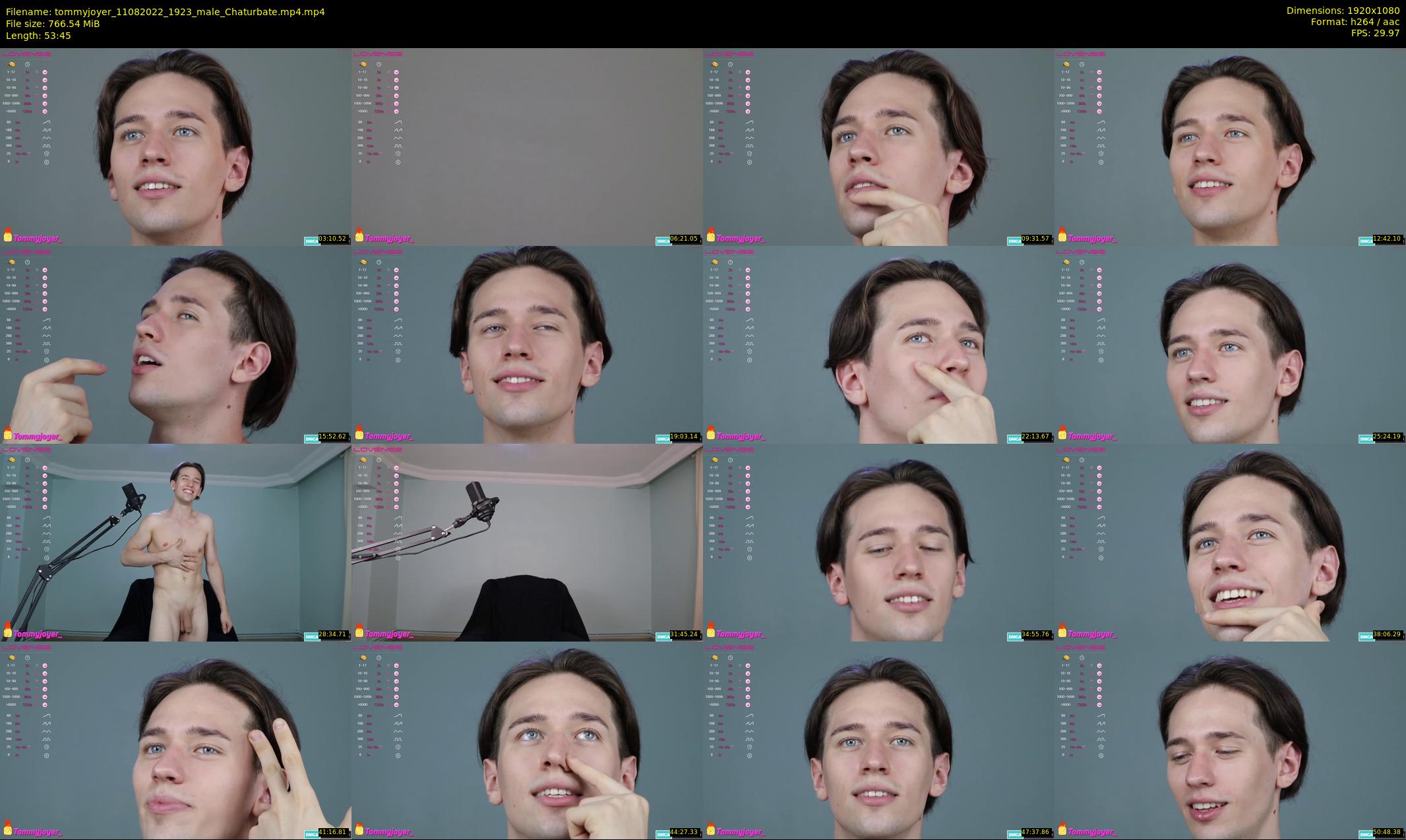 tommyjoyer — 54 minute Chaturbate male cam show recording, 1080p, Aug 11, 2022