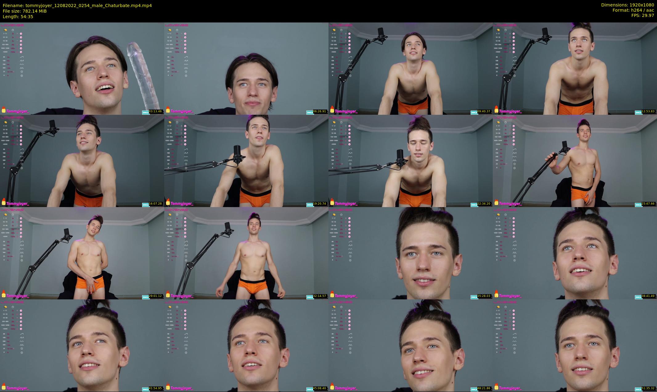 tommyjoyer — 55 minute Chaturbate male cam show recording, 1080p, Aug 12, 2022