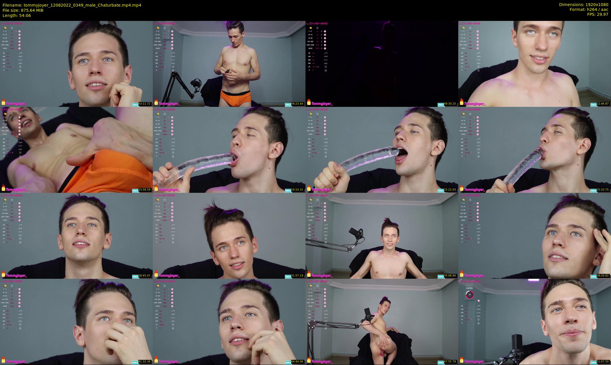 tommyjoyer — 55 minute Chaturbate male cam show recording, 1080p, Aug 12, 2022