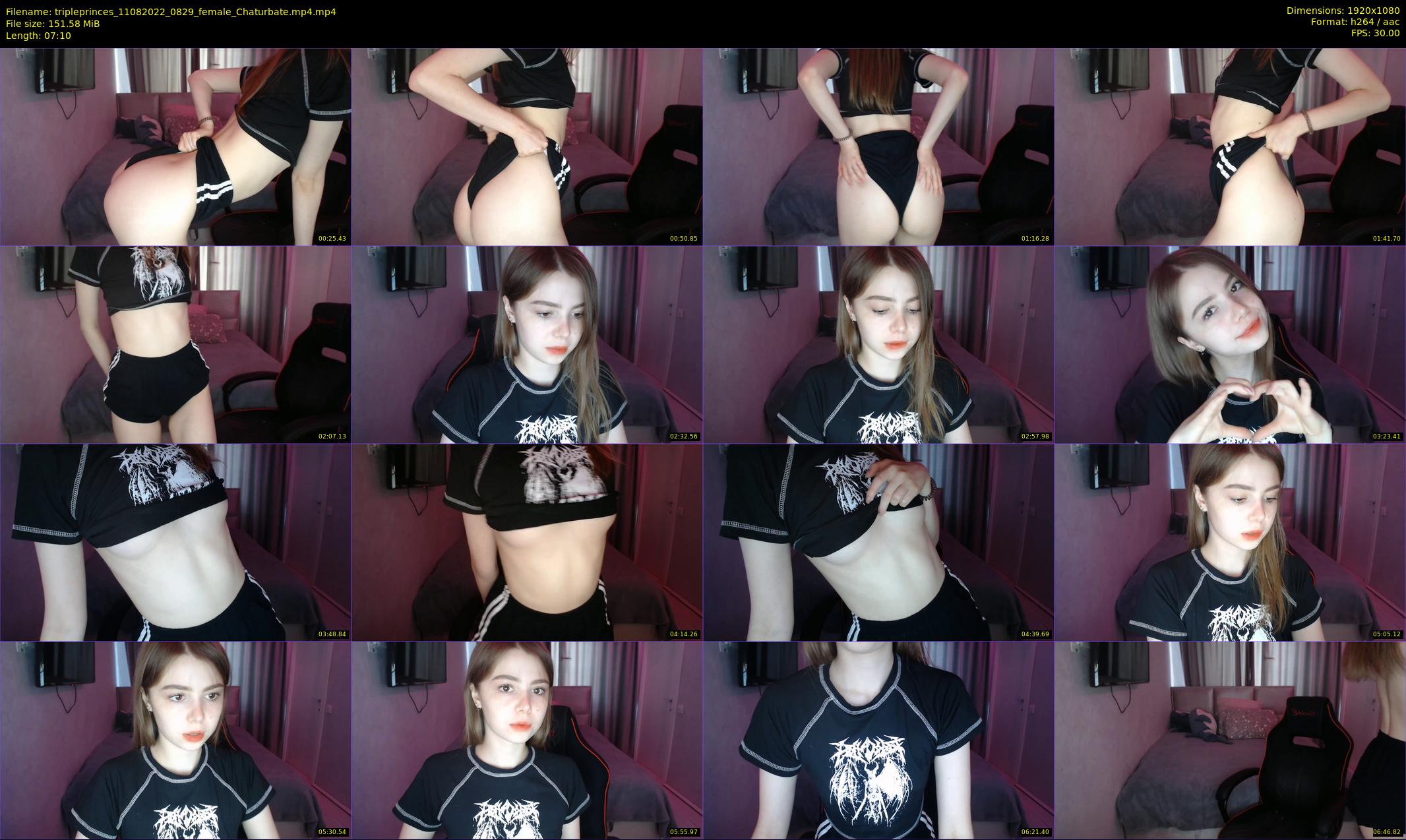 tripleprinces — 8 minute Chaturbate female cam show recording, 1080p, Aug 11, 2022