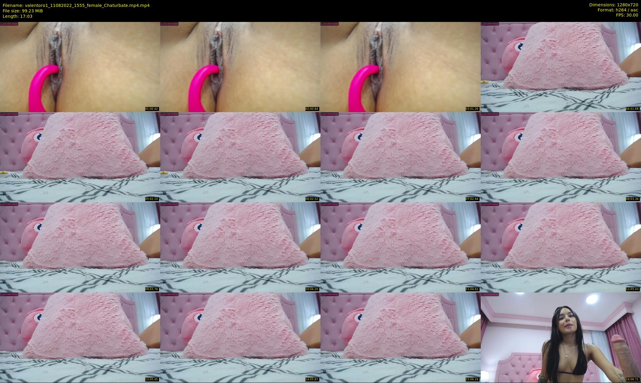 valentoro1 — 18 minute Chaturbate female cam show recording, 720p, Aug 11, 2022