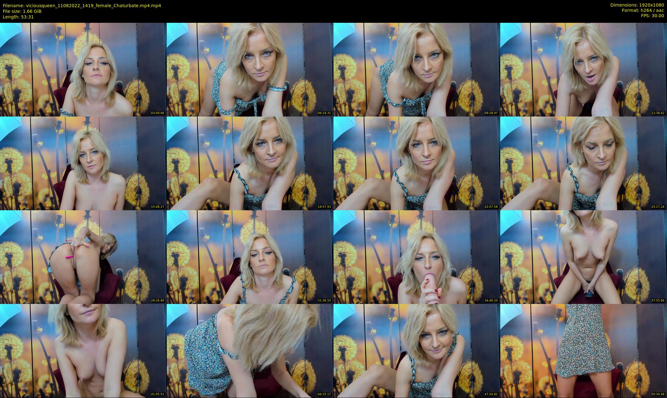 viciousqueen — 54 minute Chaturbate female cam show recording, 1080p, Aug 11, 2022