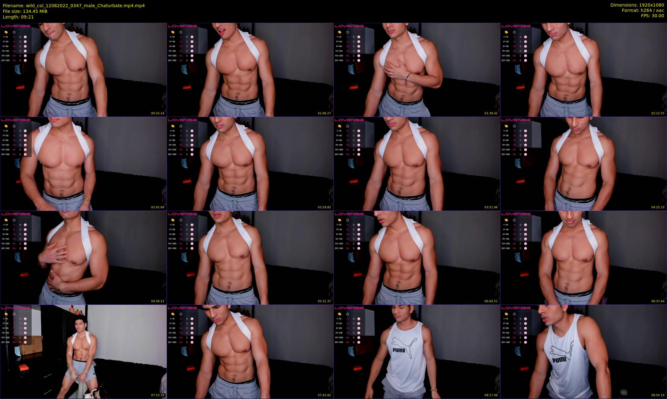 wild_col — 10 minute Chaturbate male cam show recording, 1080p, Aug 12, 2022