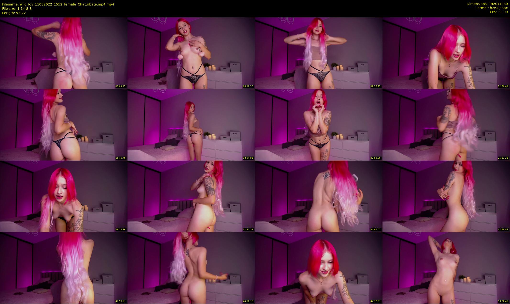 wild_lov — 54 minute Chaturbate female cam show recording, 1080p, Aug 11, 2022