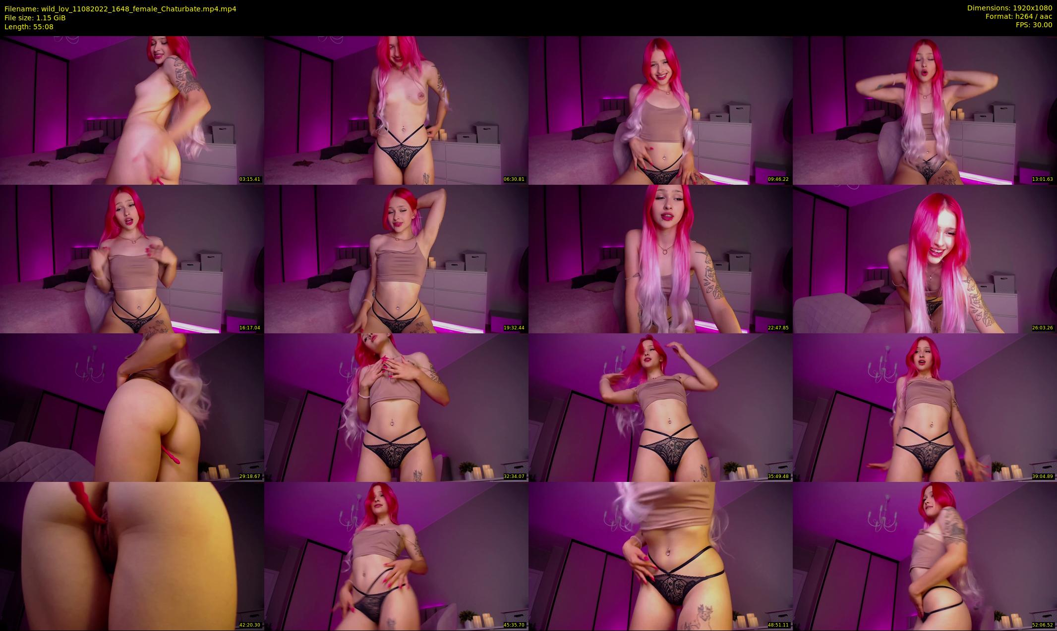 wild_lov — 56 minute Chaturbate female cam show recording, 1080p, Aug 11, 2022