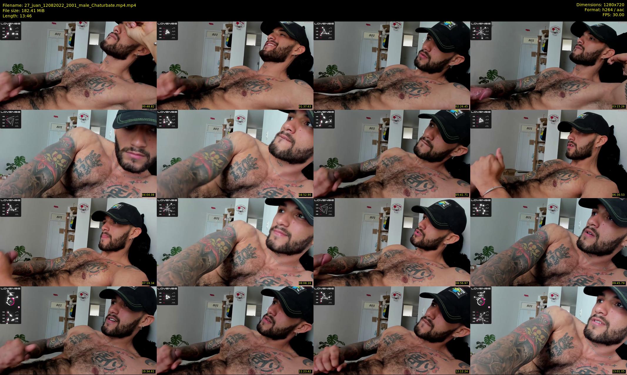 27_juan — 14 minute Chaturbate male cam show recording, 720p, Aug 12, 2022