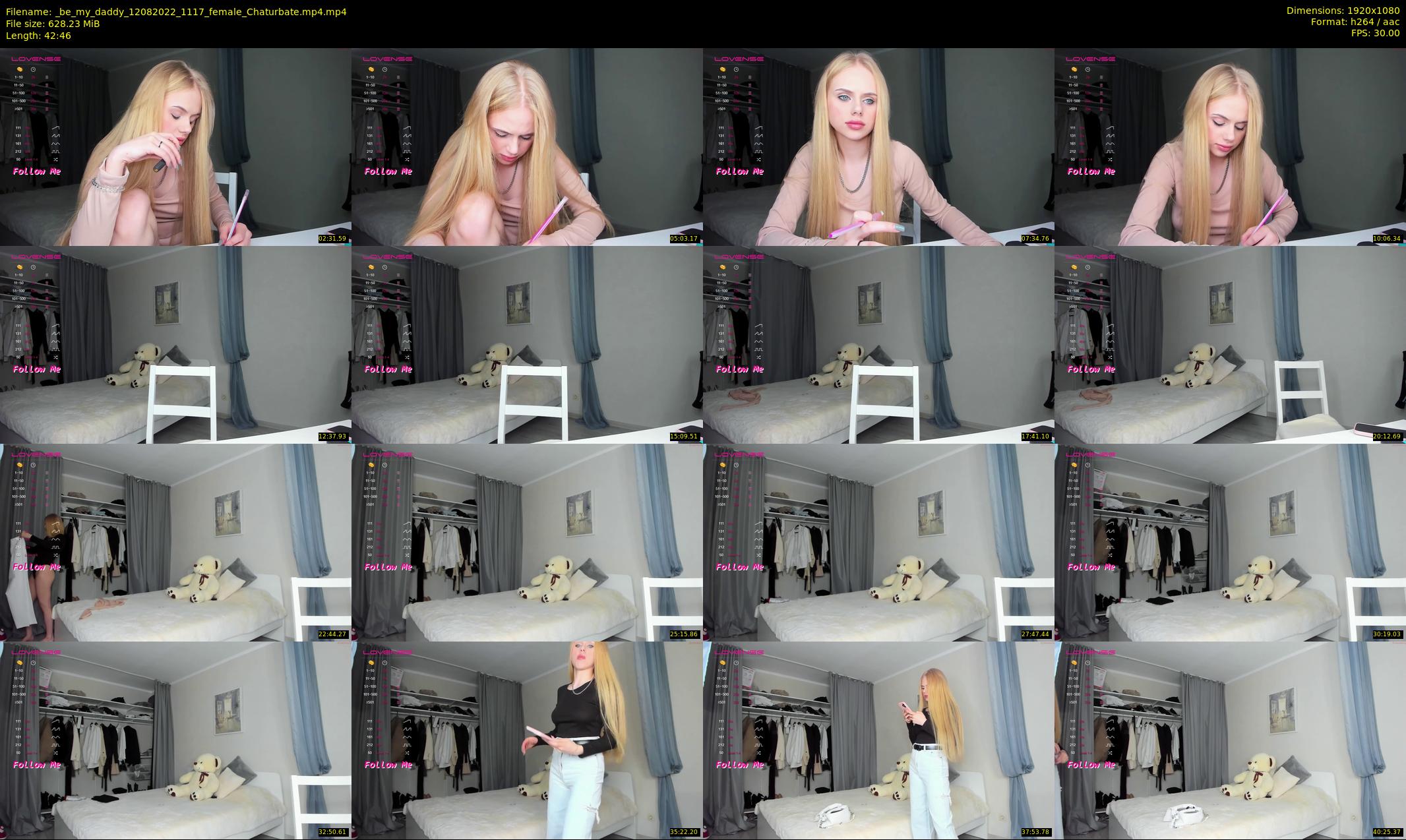 _be_my_daddy — 43 minute Chaturbate female cam show recording, 1080p, Aug 12, 2022