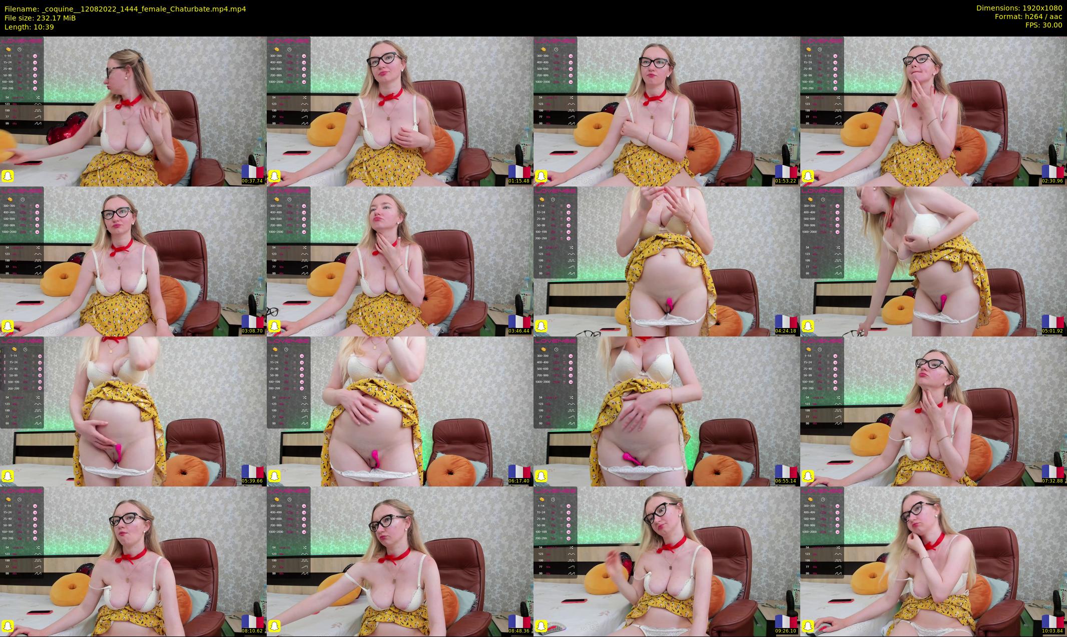 _coquine_ — 11 minute Chaturbate female cam show recording, 1080p, Aug 12, 2022