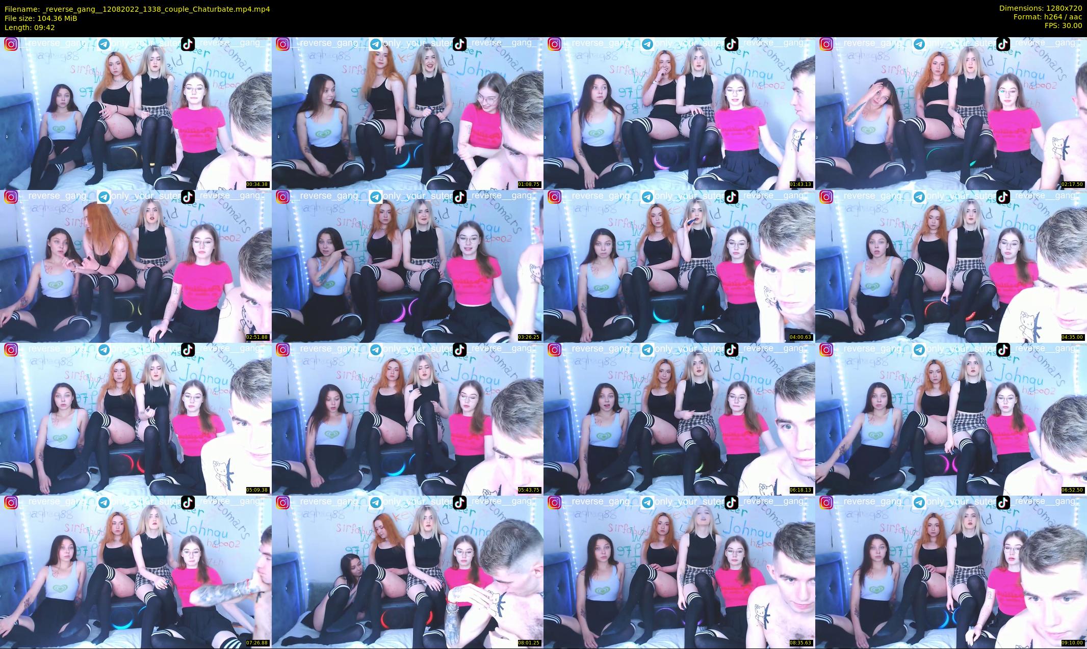 _reverse_gang_ — 10 minute Chaturbate couple cam show recording, 720p, Aug 12, 2022