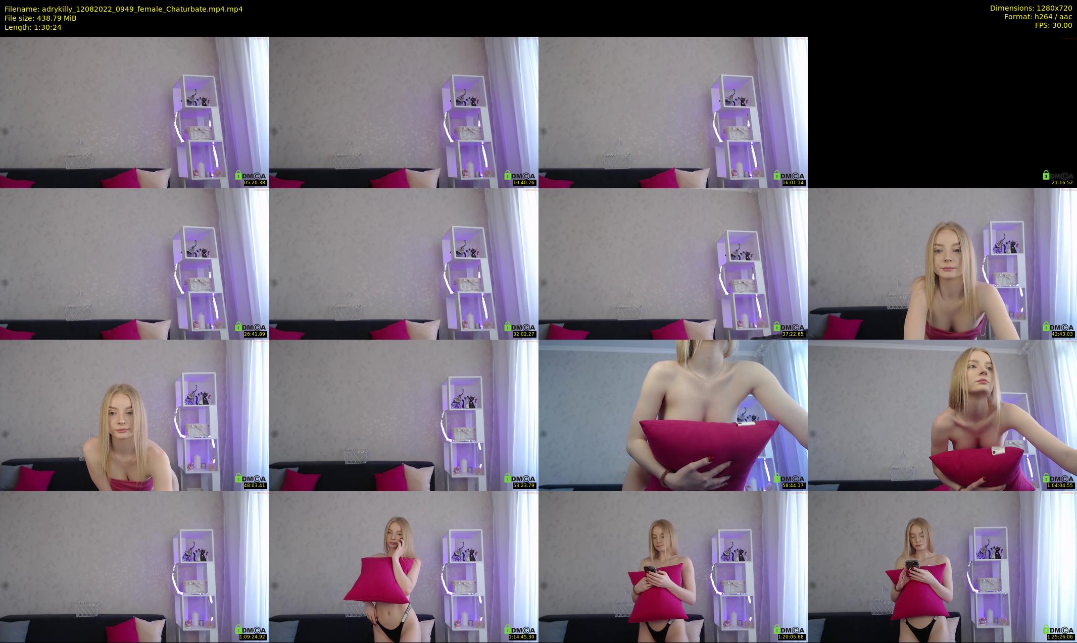 adrykilly — 91 minute Chaturbate female cam show recording, 720p, Aug 12, 2022
