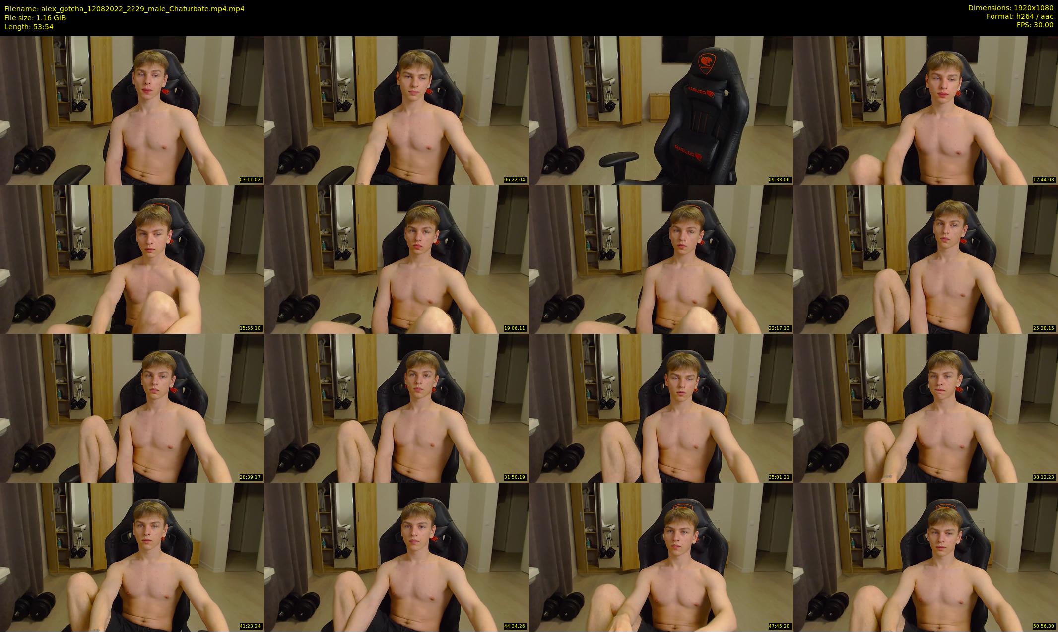 alex_gotcha — 54 minute Chaturbate male cam show recording, 1080p, Aug 12, 2022