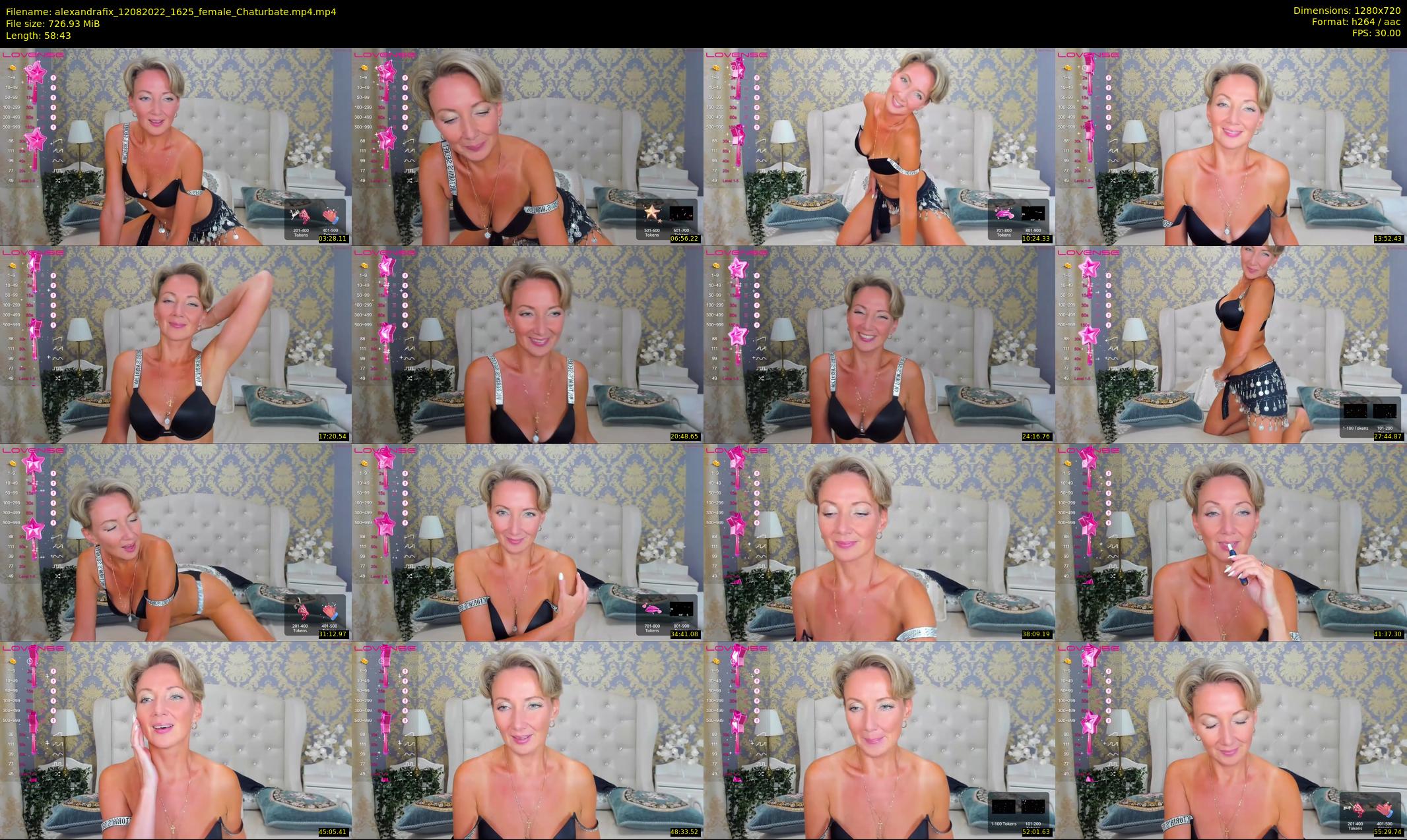 alexandrafix — 59 minute Chaturbate female cam show recording, 720p, Aug 12, 2022
