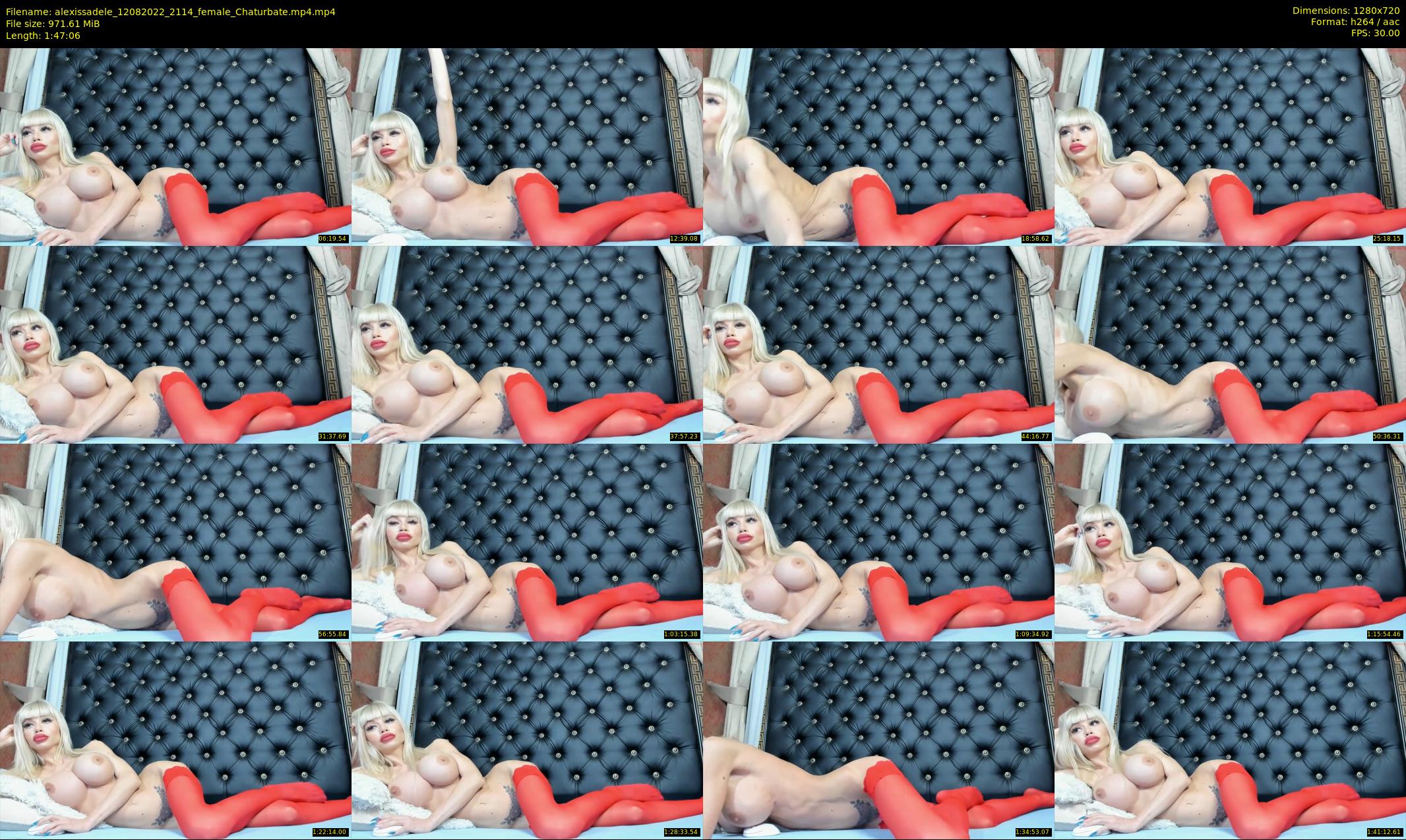 alexissadele — 108 minute Chaturbate female cam show recording, 720p, Aug 12, 2022