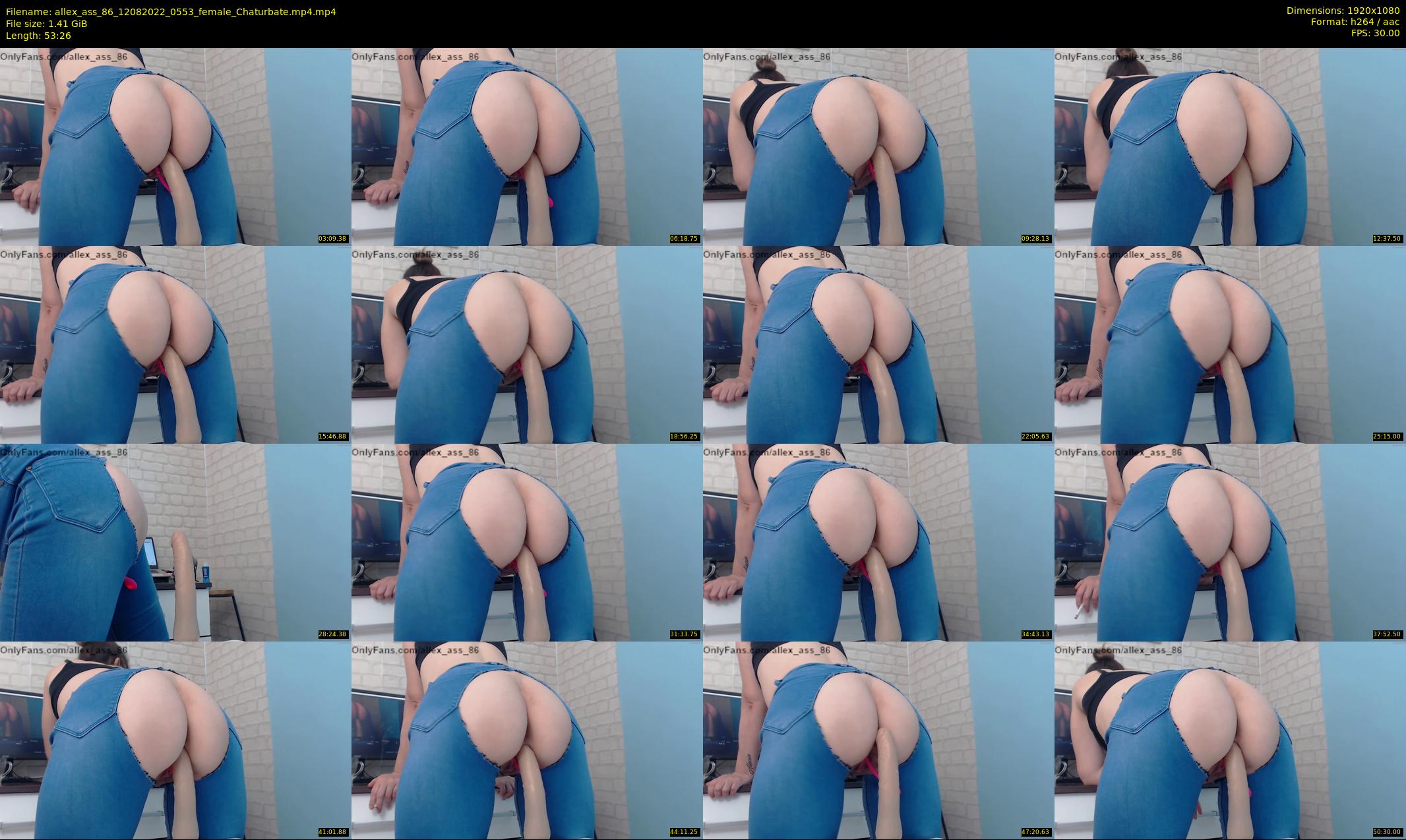 allex_ass_86 — 54 minute Chaturbate female cam show recording, 1080p, Aug 12, 2022