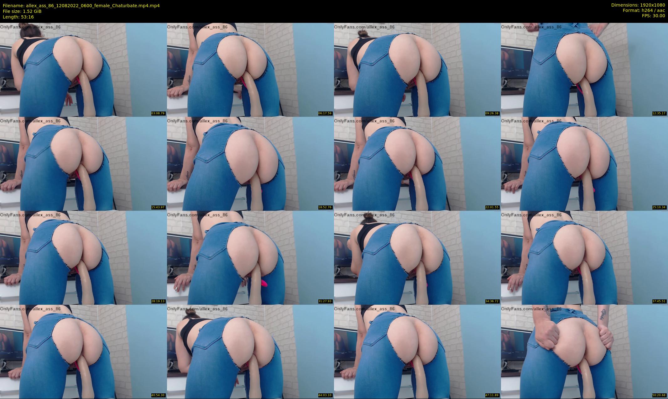 allex_ass_86 — 54 minute Chaturbate female cam show recording, 1080p, Aug 12, 2022