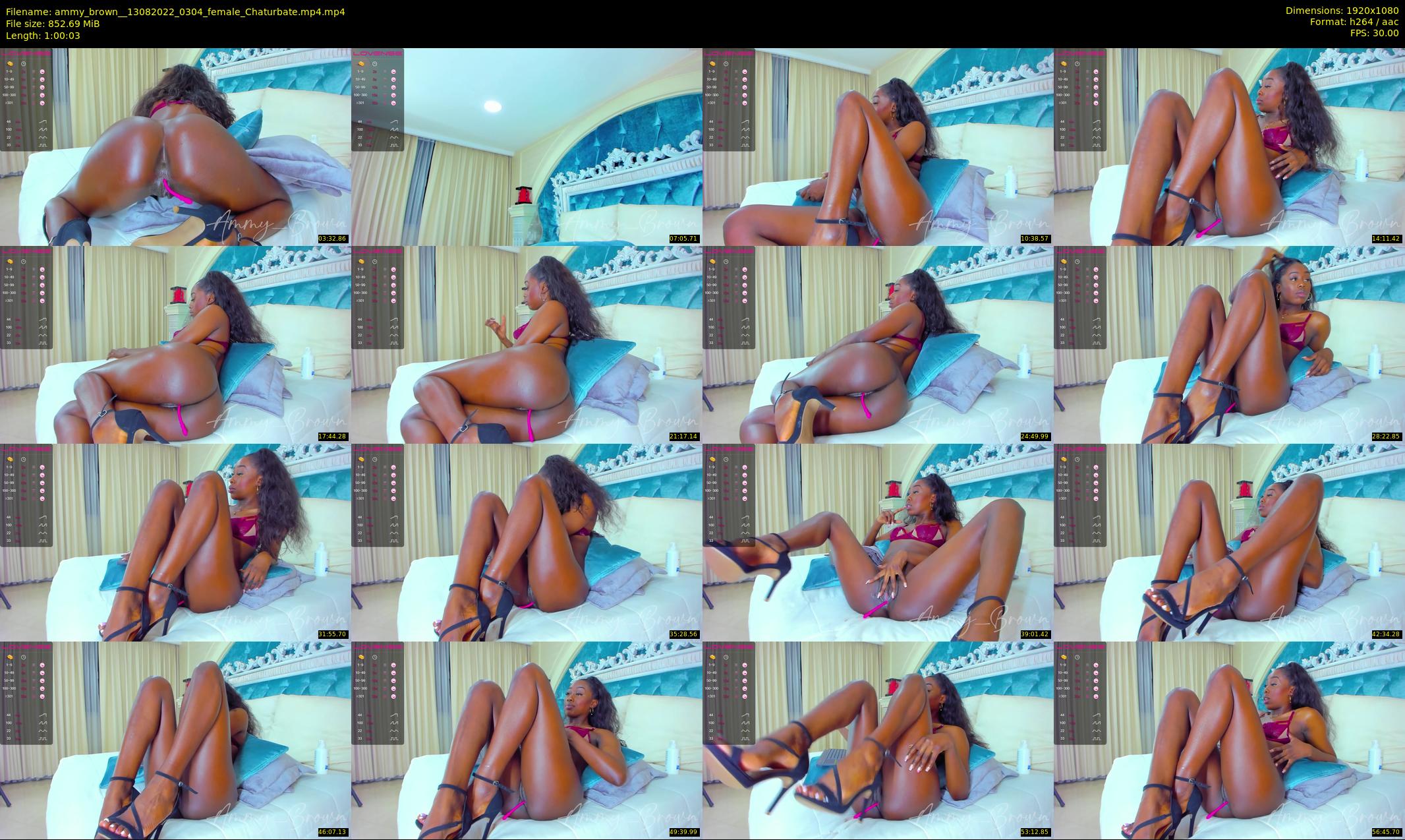 ammy_brown_ — 61 minute Chaturbate female cam show recording, 1080p, Aug 13, 2022