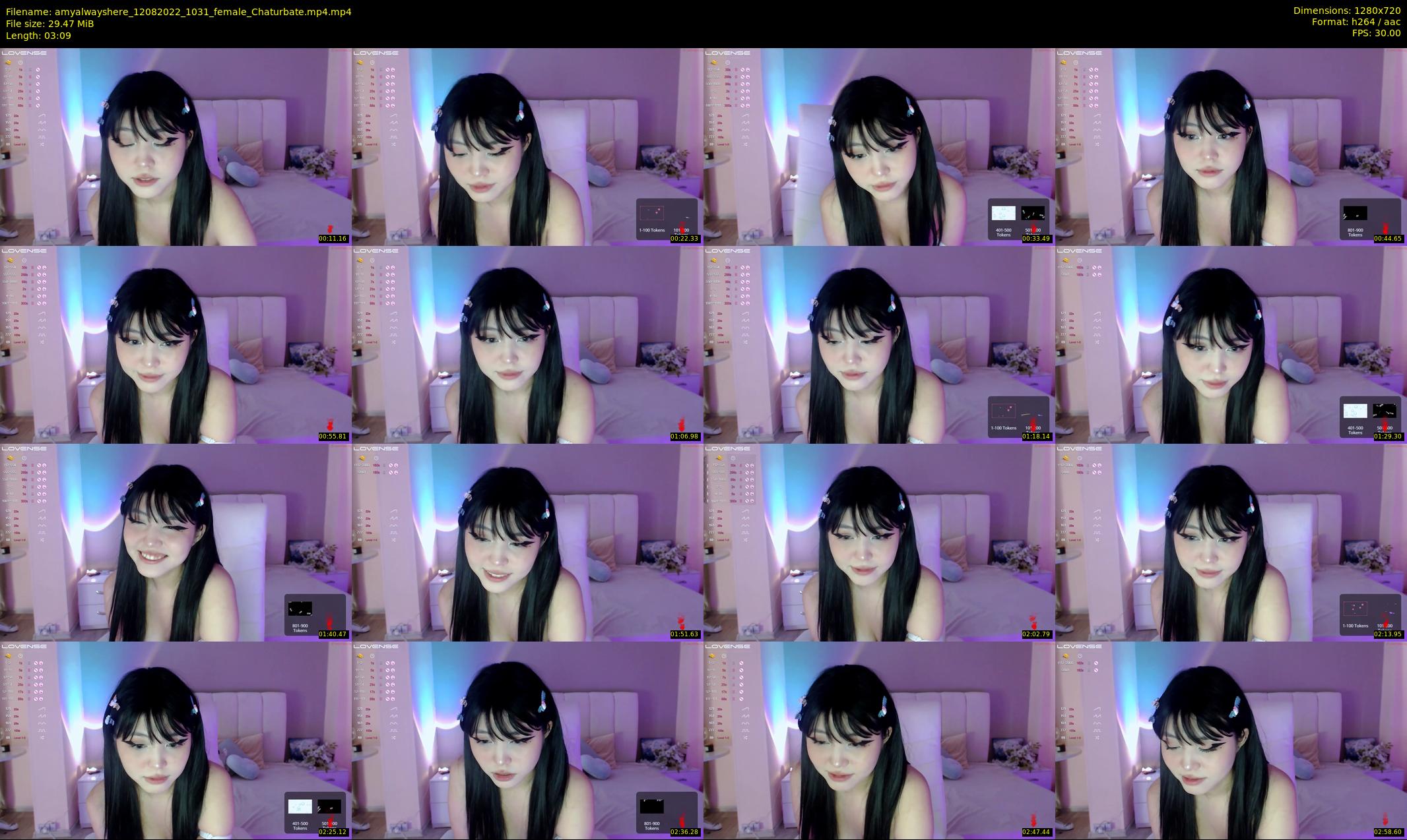 amyalwayshere — 4 minute Chaturbate female cam show recording, 720p, Aug 12, 2022