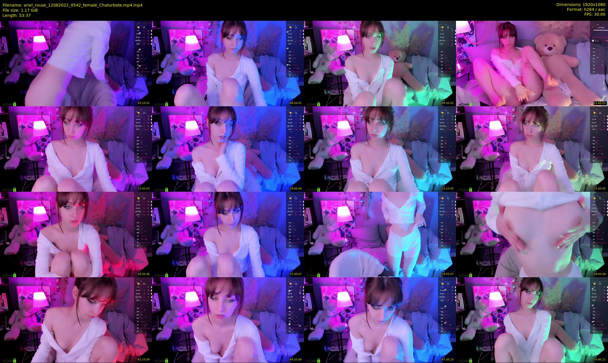 ariel_rouse — 54 minute Chaturbate female cam show recording, 1080p, Aug 12, 2022