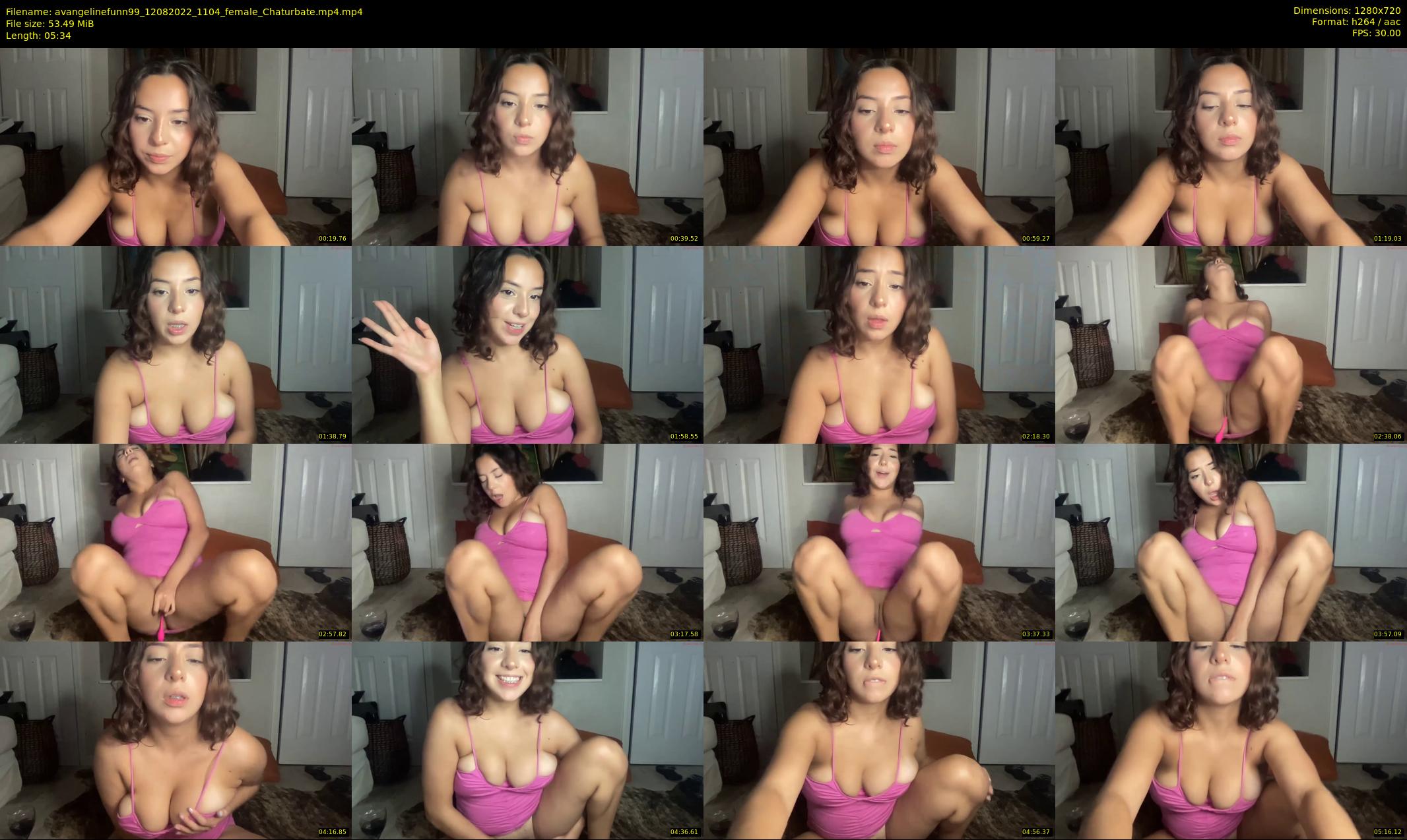 avangelinefunn99 — 6 minute Chaturbate female cam show recording, 720p, Aug 12, 2022