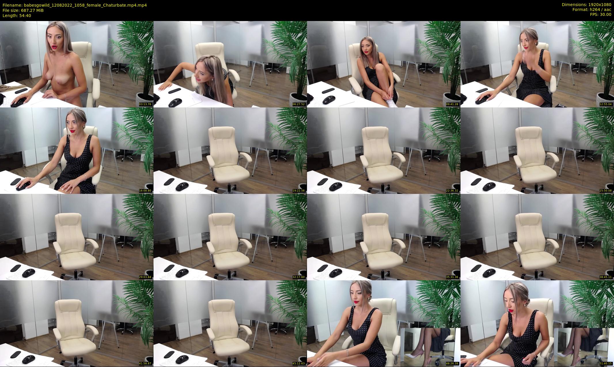 babesgowild — 55 minute Chaturbate couple cam show recording, 1080p, Aug 12, 2022