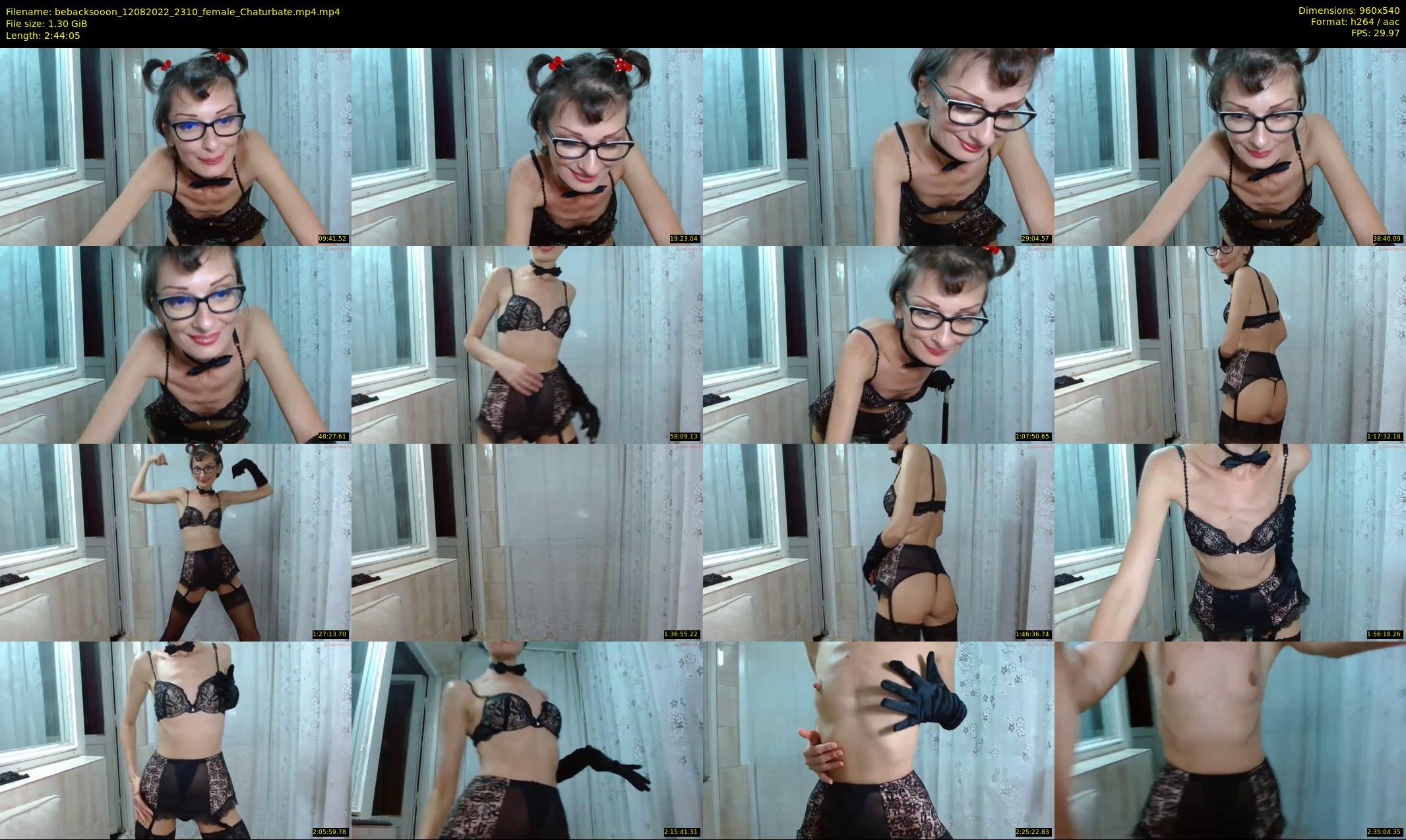 bebacksooon — 165 minute Chaturbate female cam show recording, 480p, Aug 12, 2022