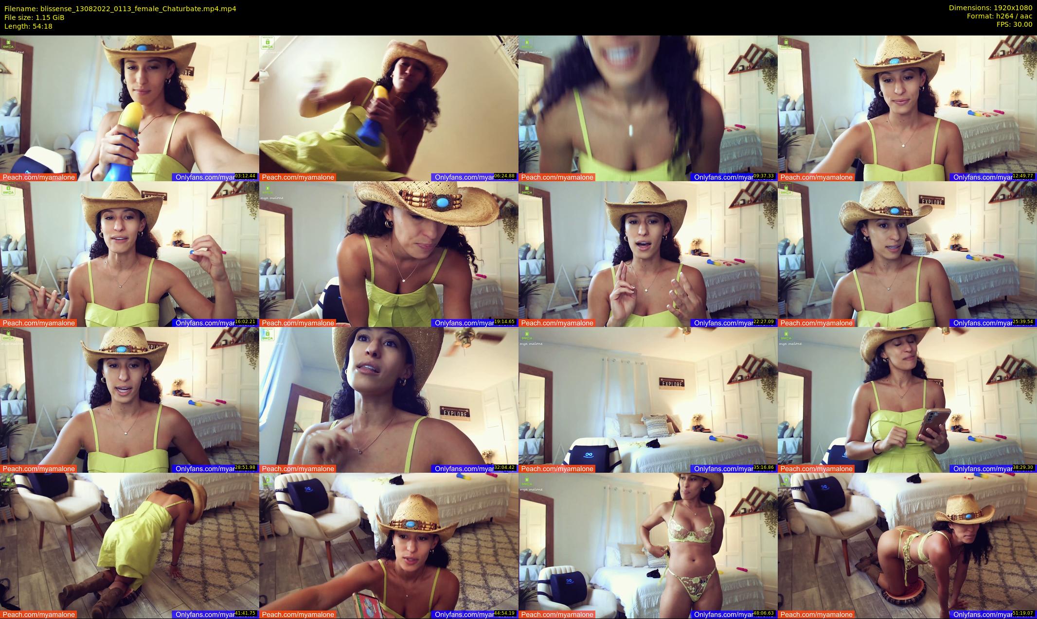 blissense — 55 minute Chaturbate female cam show recording, 1080p, Aug 13, 2022