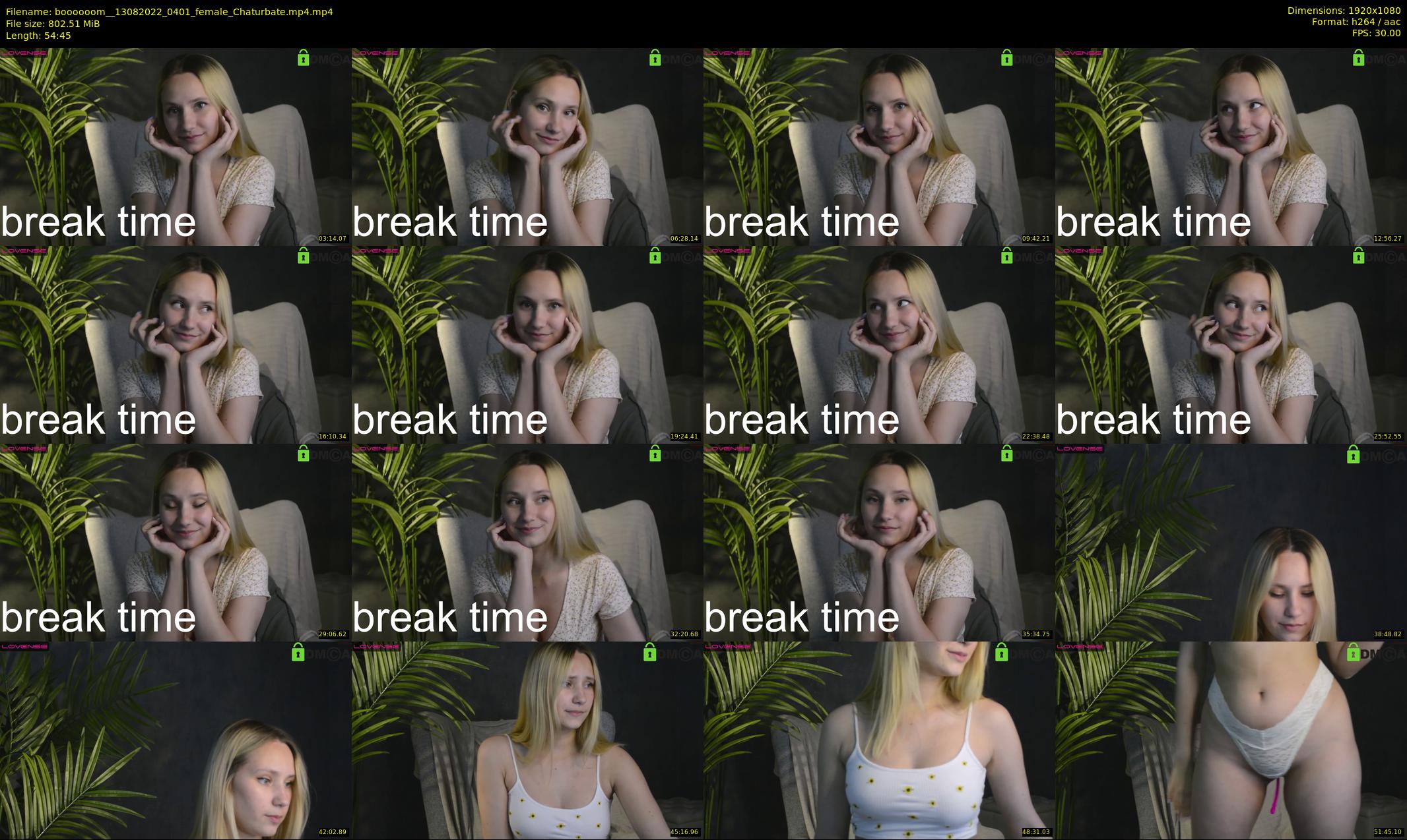 boooooom_ — 55 minute Chaturbate female cam show recording, 1080p, Aug 13, 2022