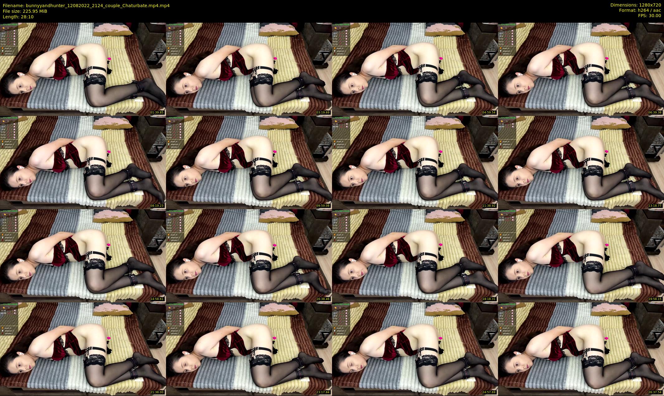 bunnyyandhunter — 29 minute Chaturbate couple cam show recording, 720p, Aug 12, 2022