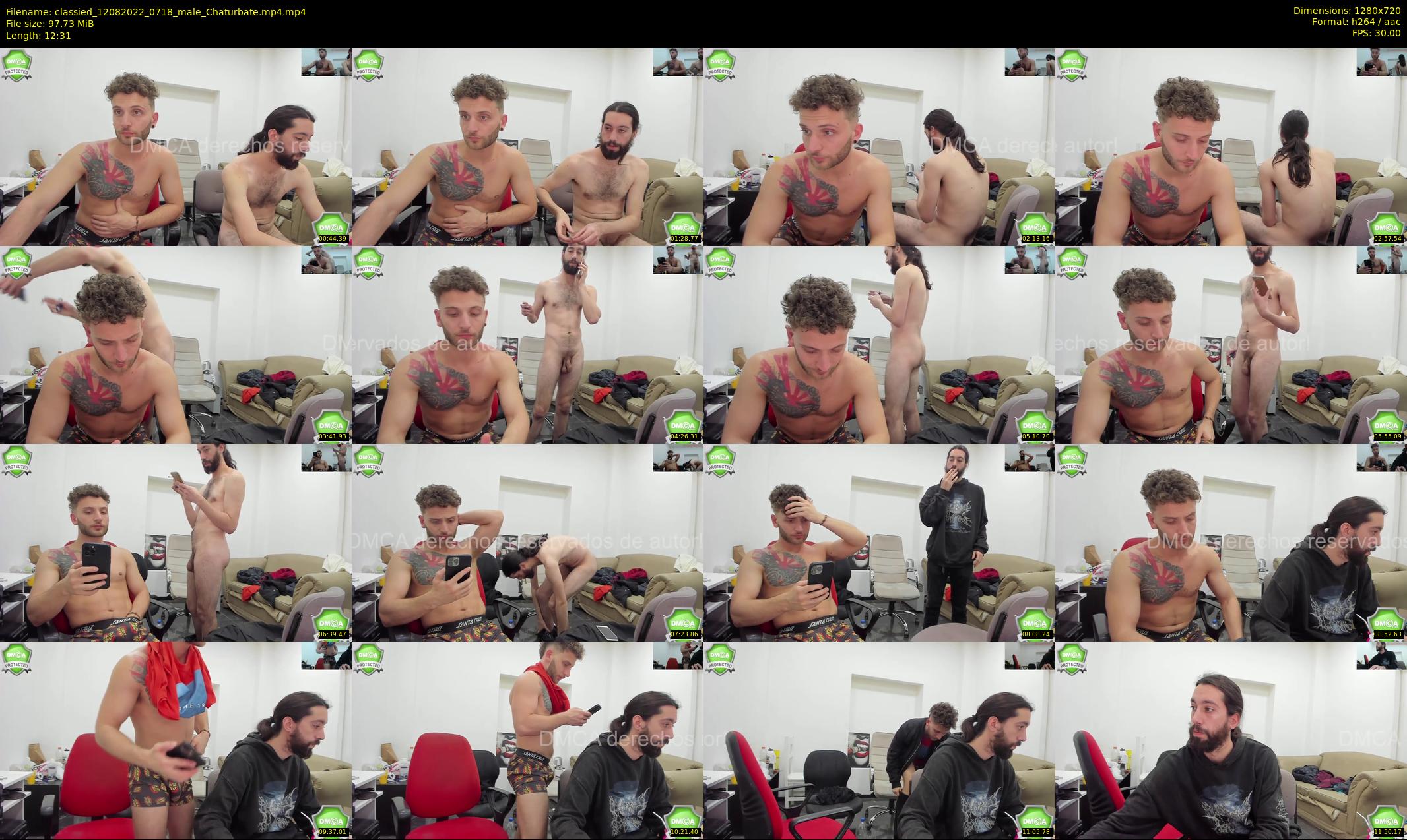 classied — 13 minute Chaturbate male cam show recording, 720p, Aug 12, 2022