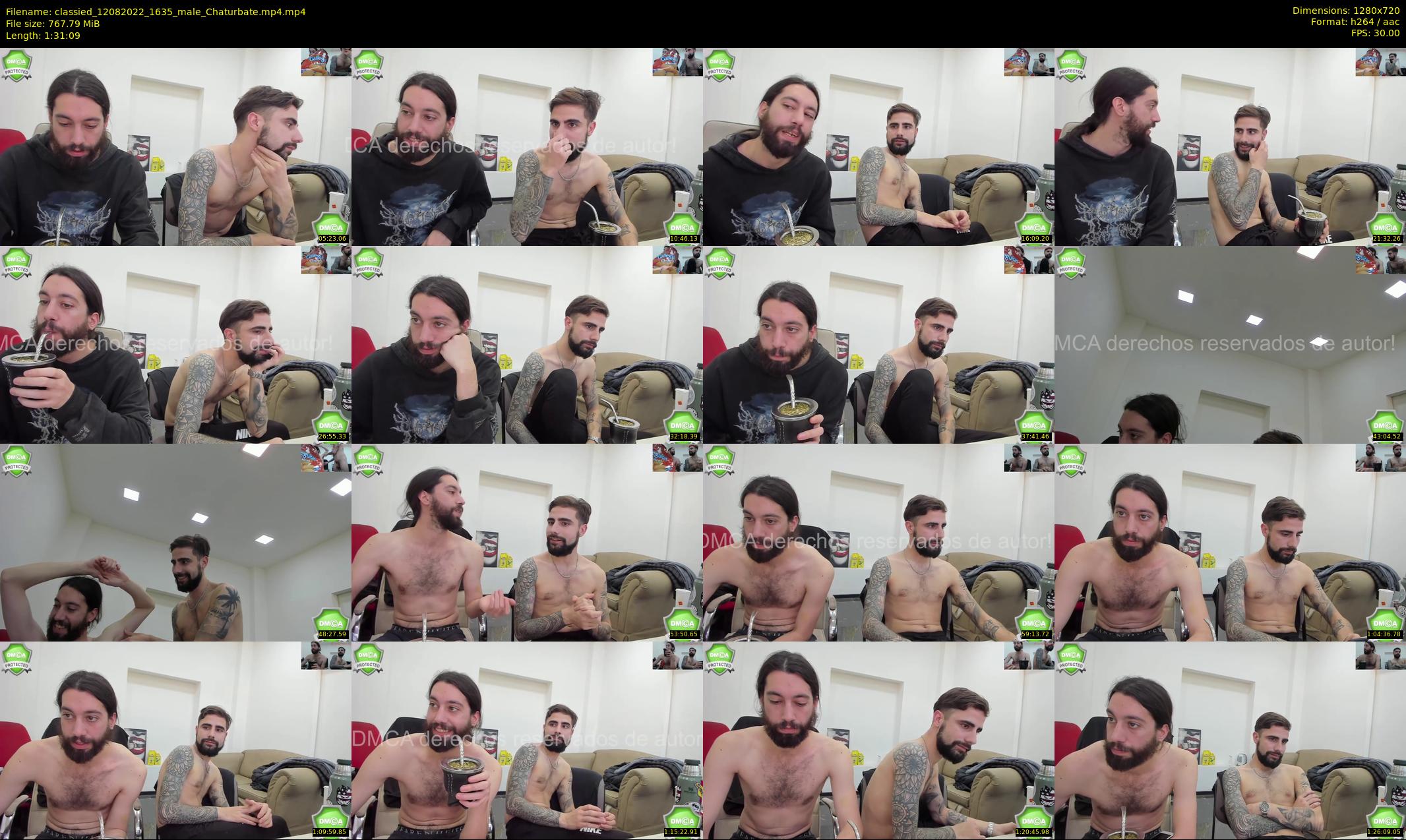 classied — 92 minute Chaturbate male cam show recording, 720p, Aug 12, 2022