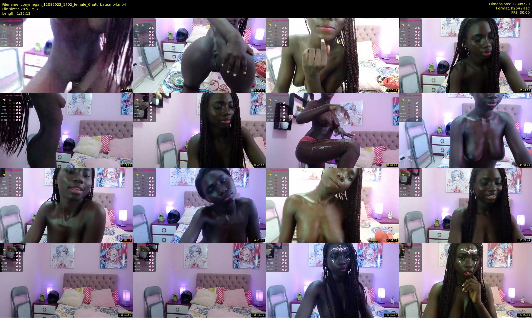 conymegan — 93 minute Chaturbate female cam show recording, 720p, Aug 12, 2022