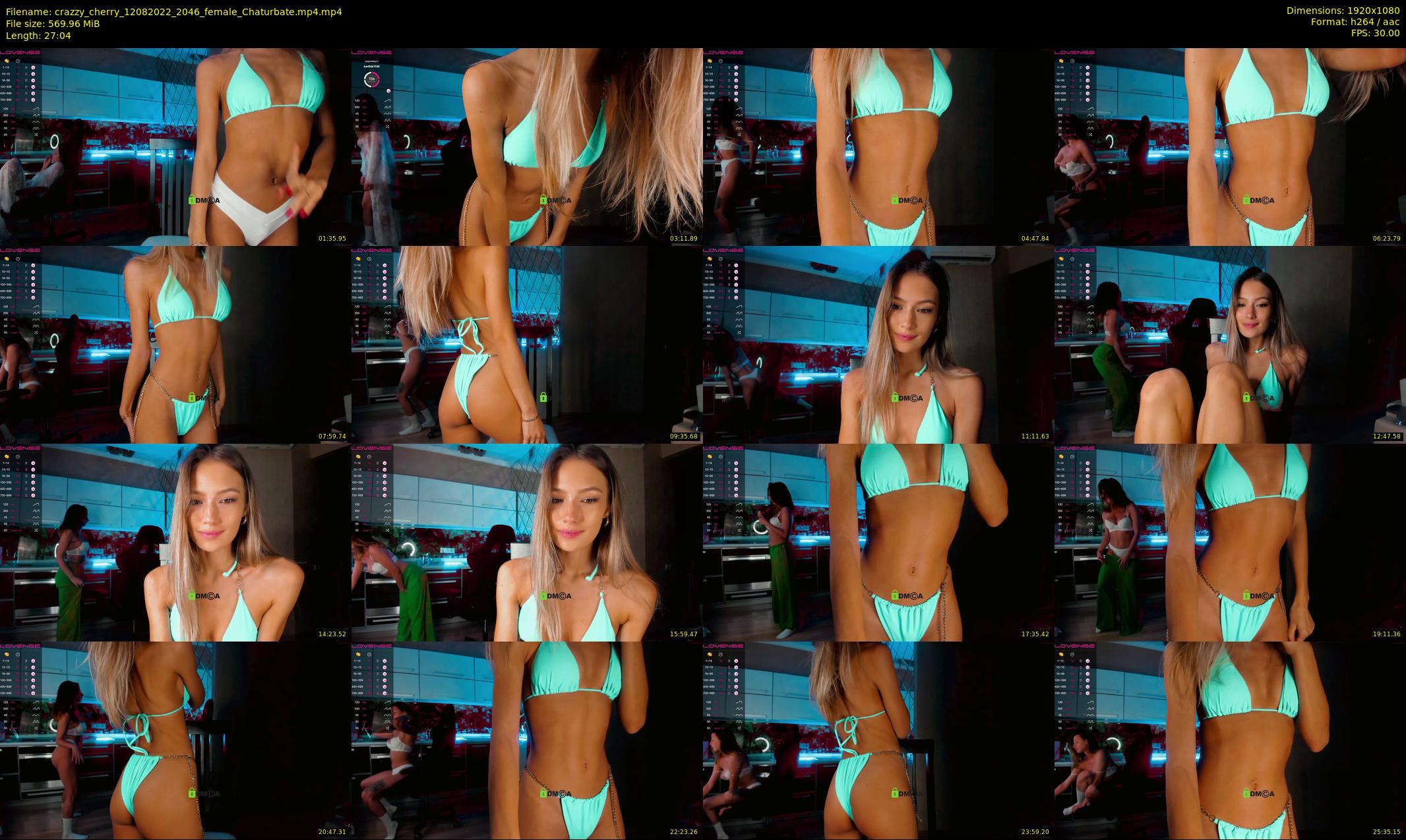 crazzy_cherry — 28 minute Chaturbate female cam show recording, 1080p, Aug 12, 2022