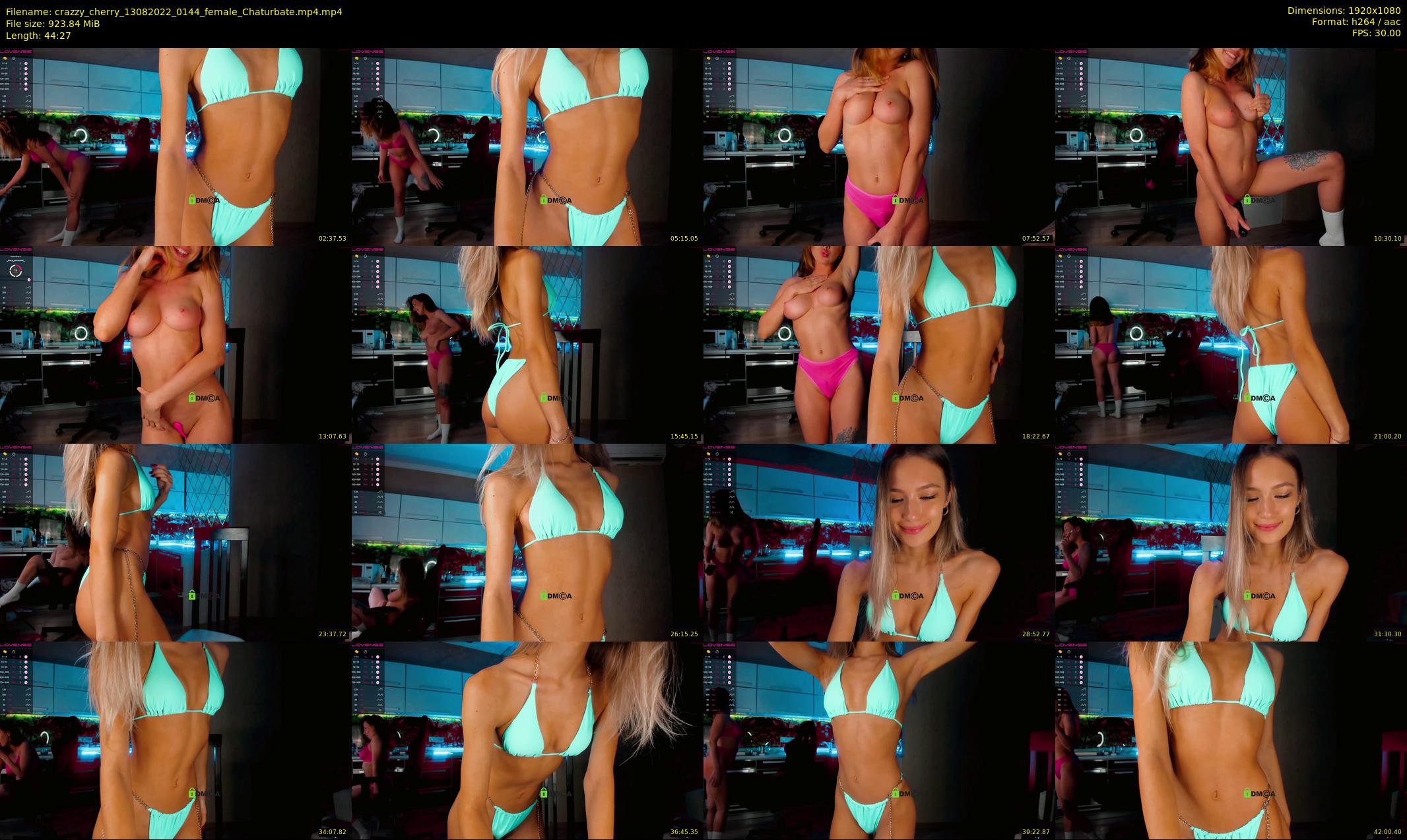 crazzy_cherry — 45 minute Chaturbate female cam show recording, 1080p, Aug 13, 2022