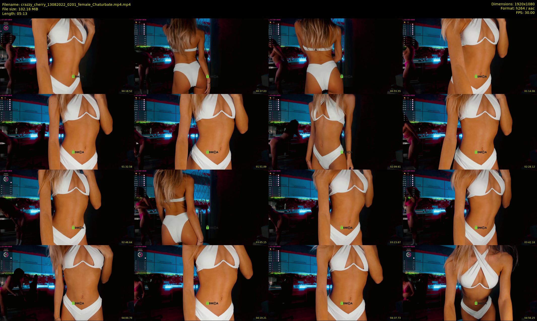 crazzy_cherry — 6 minute Chaturbate female cam show recording, 1080p, Aug 13, 2022