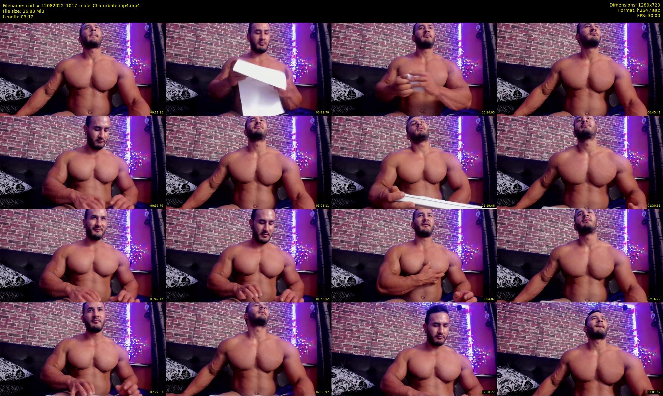 curt_x — 4 minute Chaturbate male cam show recording, 720p, Aug 12, 2022