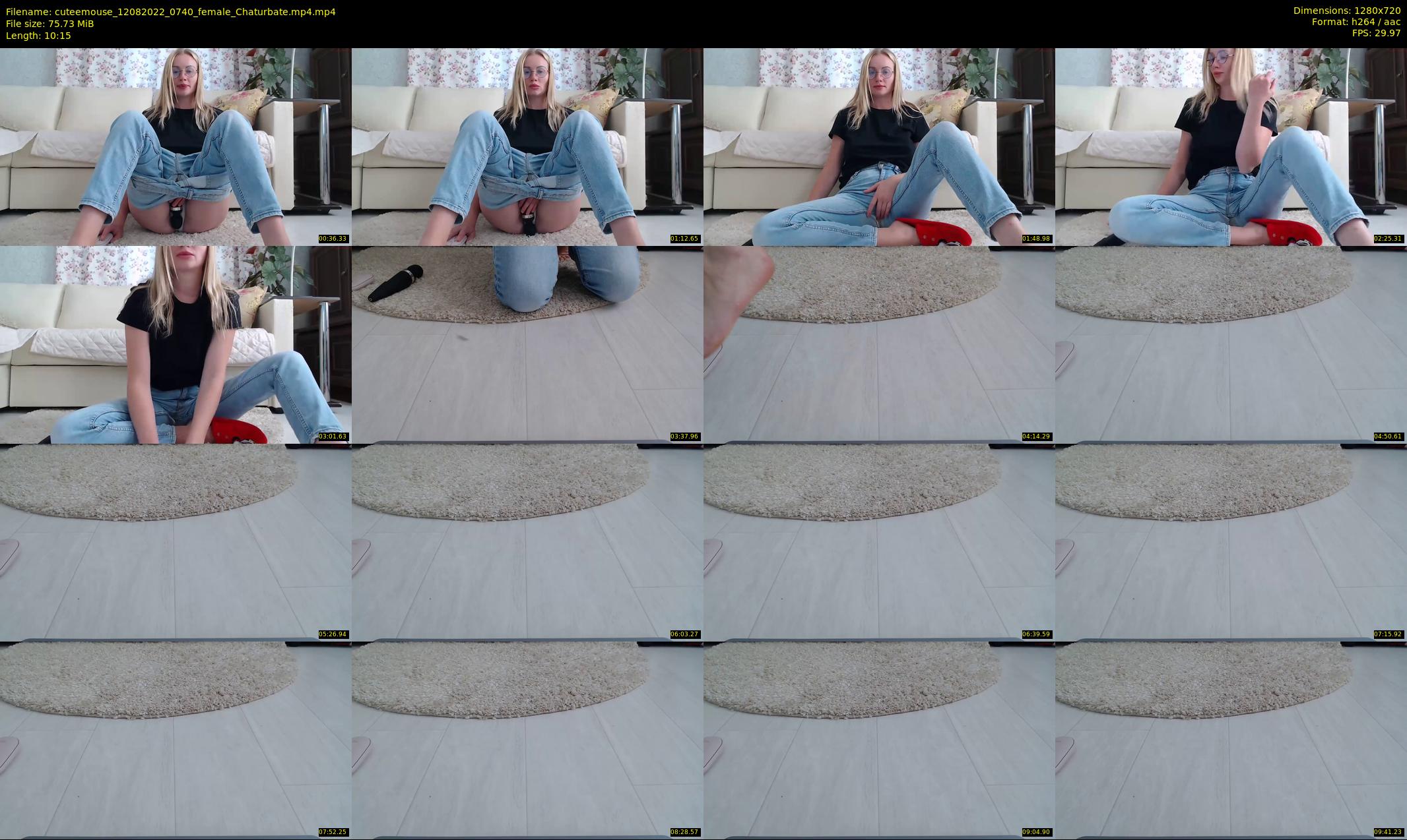cuteemouse — 11 minute Chaturbate female cam show recording, 720p, Aug 12, 2022