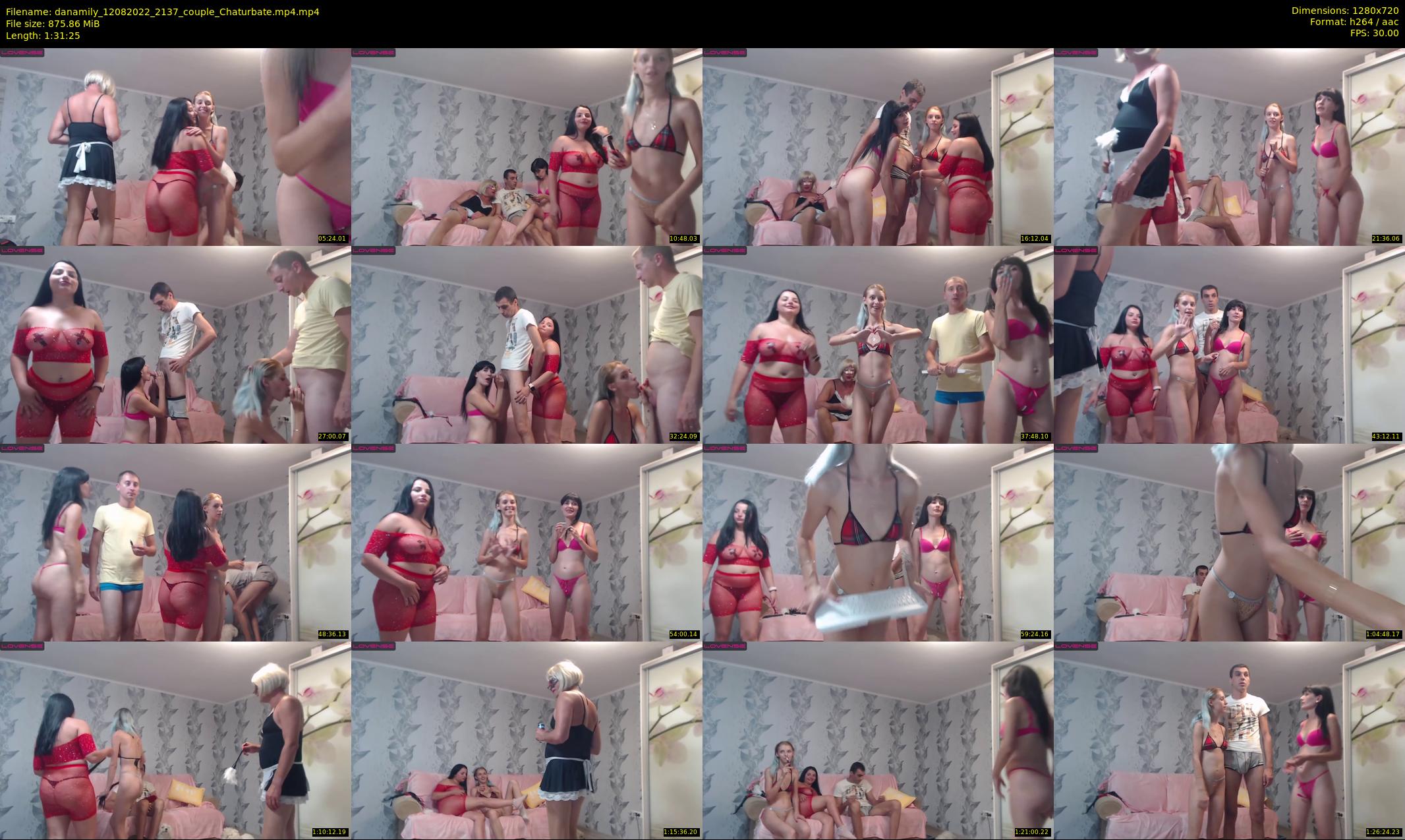 danamily — 92 minute Chaturbate female cam show recording, 720p, Aug 12, 2022