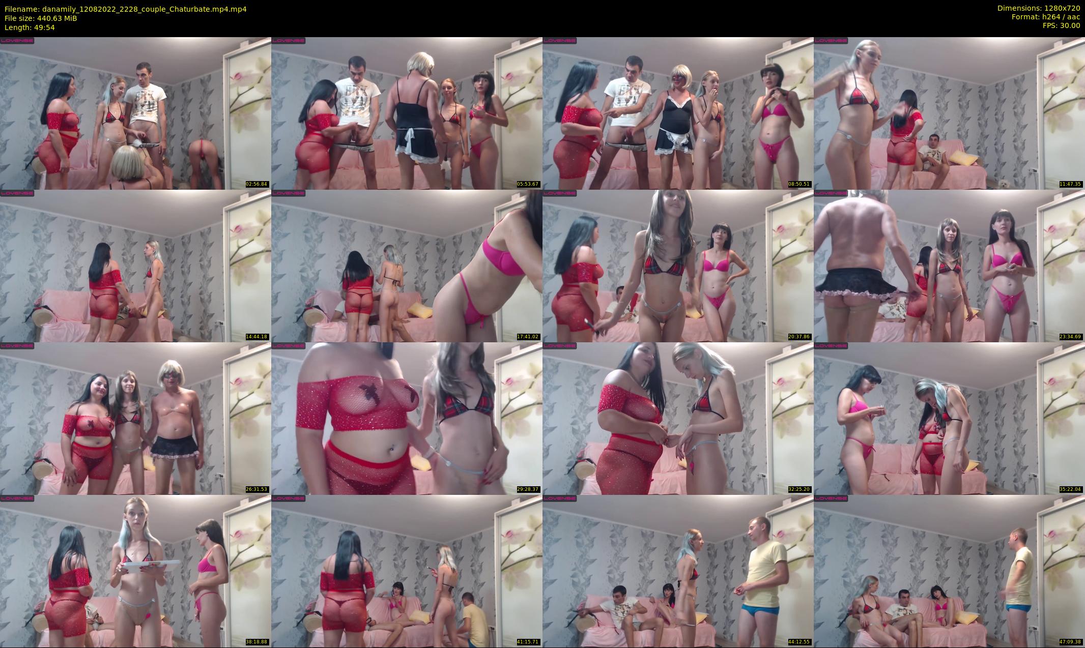 danamily — 50 minute Chaturbate female cam show recording, 720p, Aug 12, 2022