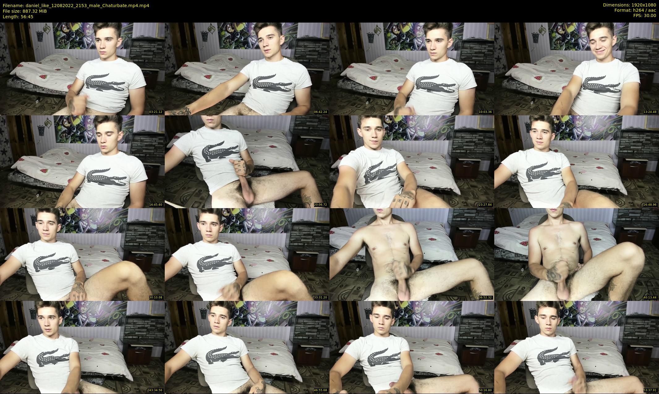 daniel_like — 57 minute Chaturbate male cam show recording, 1080p, Aug 12, 2022