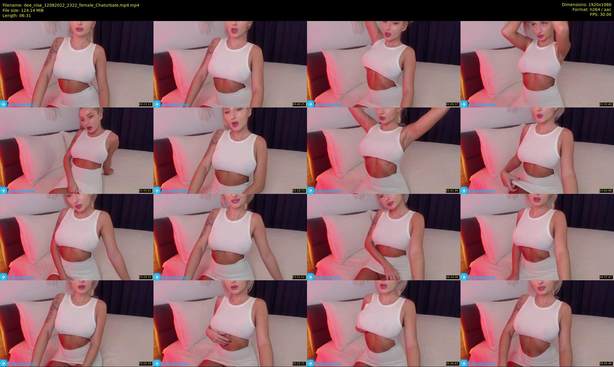 dee_nise — 7 minute Chaturbate female cam show recording, 1080p, Aug 12, 2022